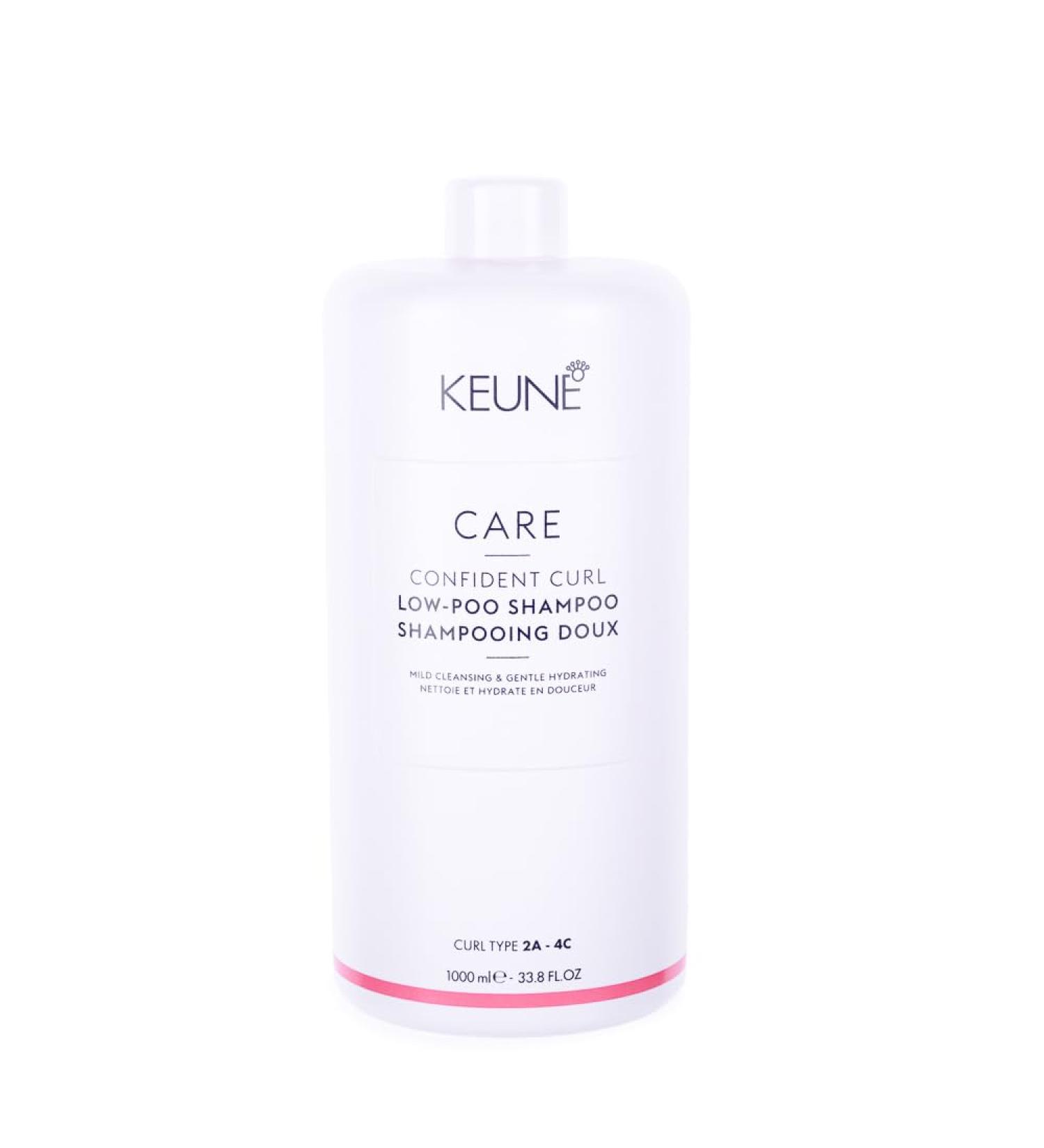 Keune Care Line Confident Curl Low - Poo Shampoo 1000ml - delicate shampoo for curly hair - Buy Online on GoSupps.com