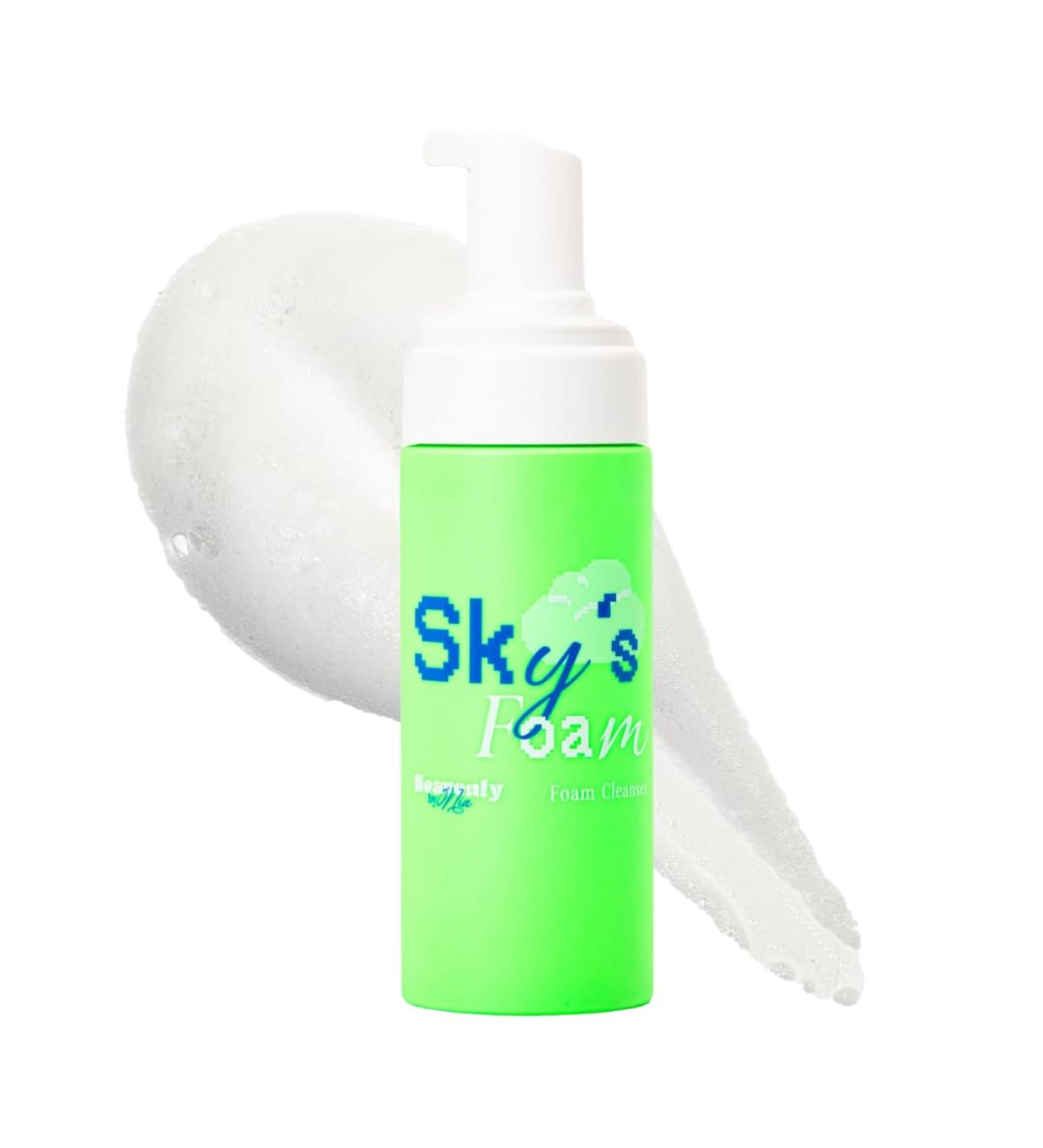 Heavenly Foaming Cleanser Face Wash Gentle Facial Cleanser with Aloe Vera & Chamomile Hydrating Face Wash for Women & Men Sensitive Skin 120mL/4.05 fl oz Bottle - Buy Online on GoSupps.com