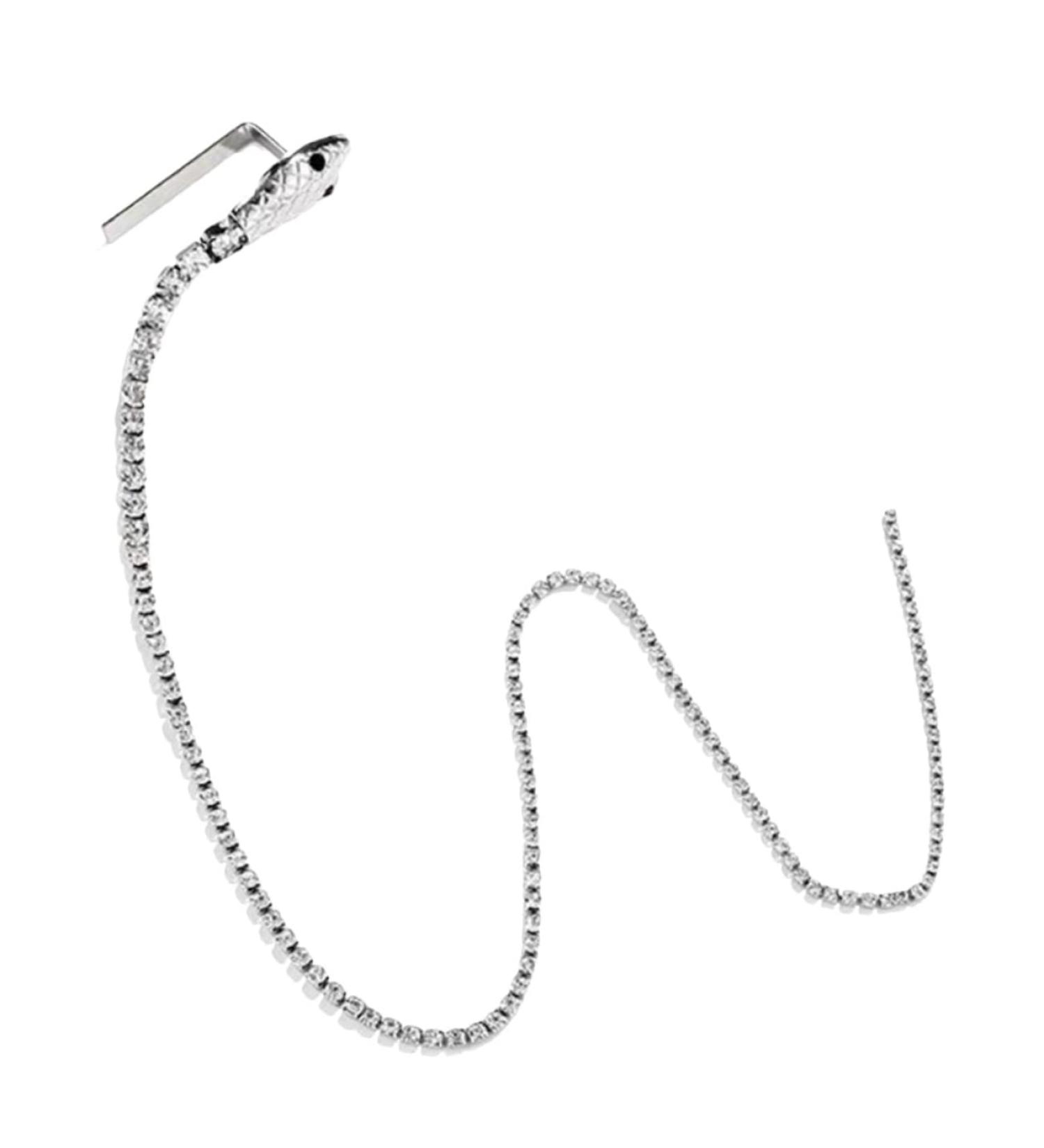 WOFASHPURET Diamond Snake Tiara Women Hair Accessory Girl Hair Clip Ponytail Barrettes Girl Headdress Women Headdress Hair Ornament Women Hair Barrette Women Hairpin Ponytail Holder Clip - Buy Online on GoSupps.com