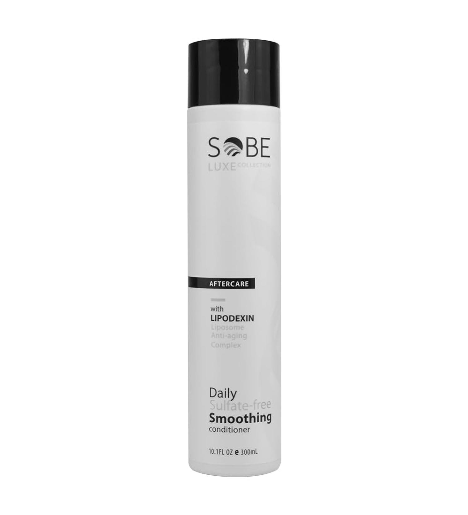 SOBE LUXE Smoothing Conditioner for Treated Hair - Sulfate Free Moisturizes & Protects Color 10 Oz | Keratin Panthenol Collagen Vitamins & Jojoba Oil - Buy Online on GoSupps.com