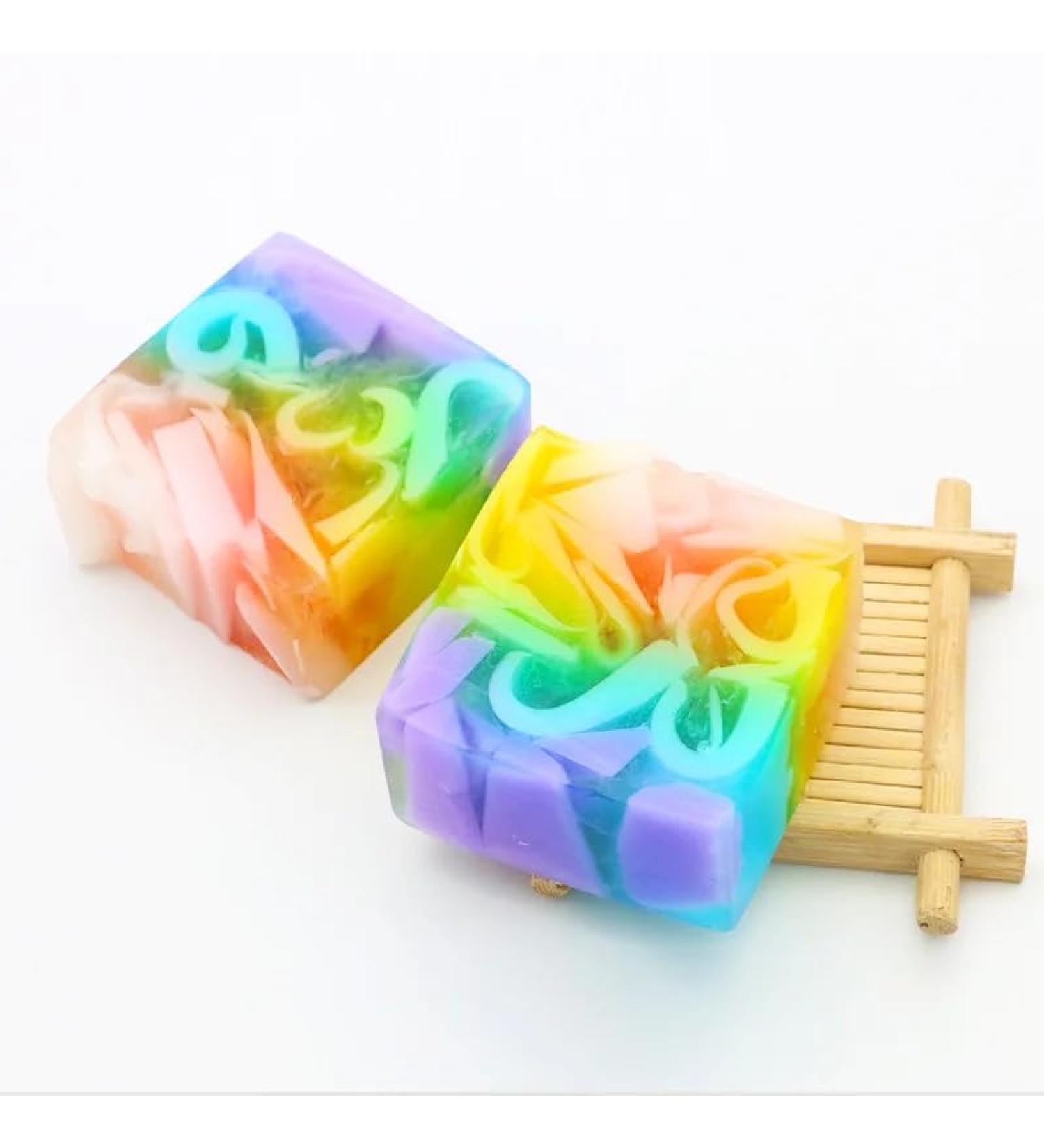 Rainbow Soap by A Few Good Scents - Exceptional soap meticulously crafted to elevate your daily cleansing routine whether in the Bath/Shower (Rainbow)