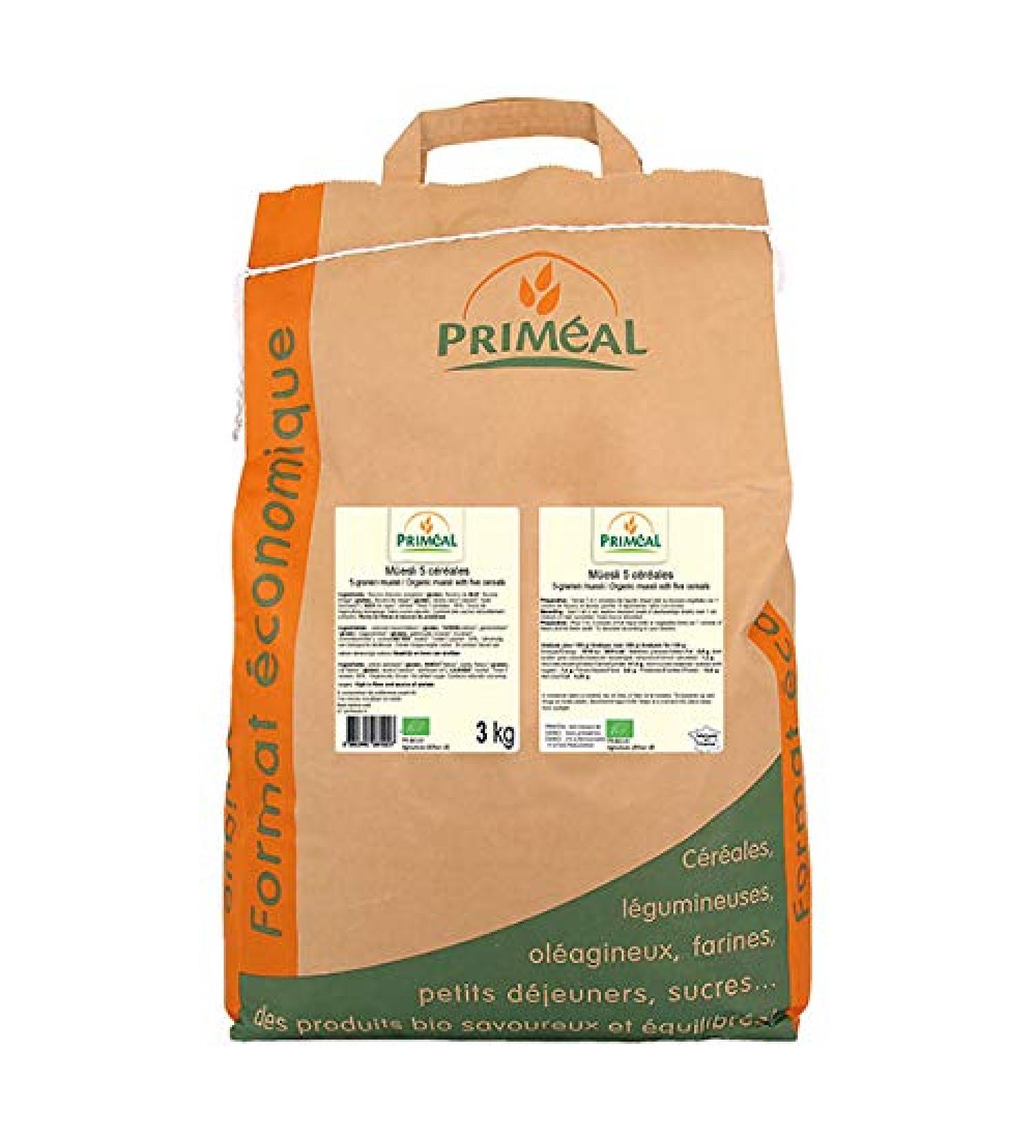 Prim al - 5 Cereal Muesli 3Kg - Unit - Buy Online on GoSupps.com