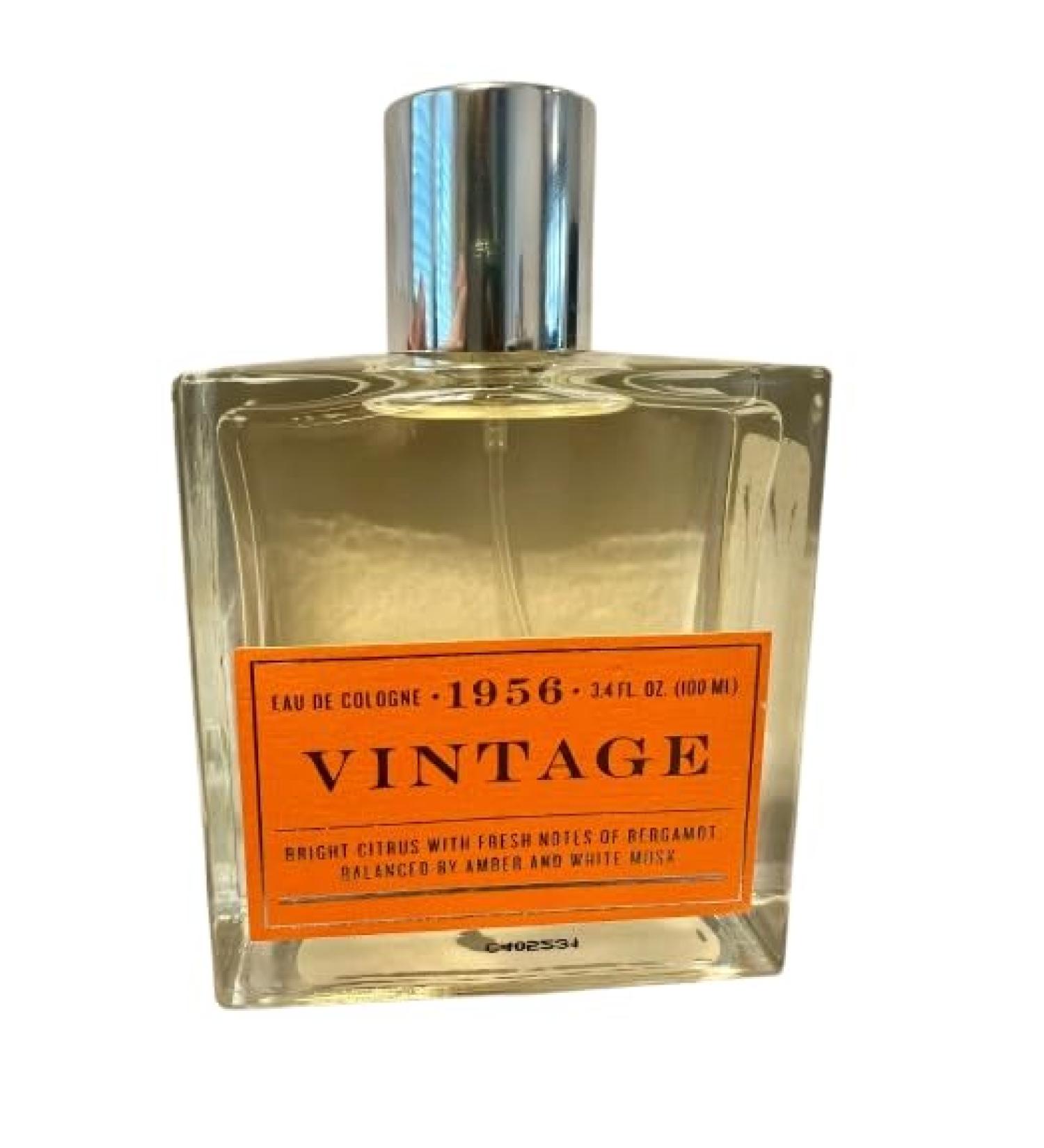 Vintage Eau de Cologne for Men 1956 3.4 FL OZ 100 ml