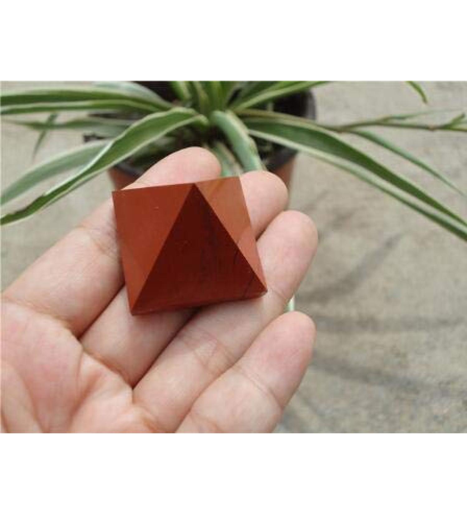 Natural Crystal Rough Pretty Natural red Jasper Stone Quartz Crystal Pyramid - Buy Online on GoSupps.com