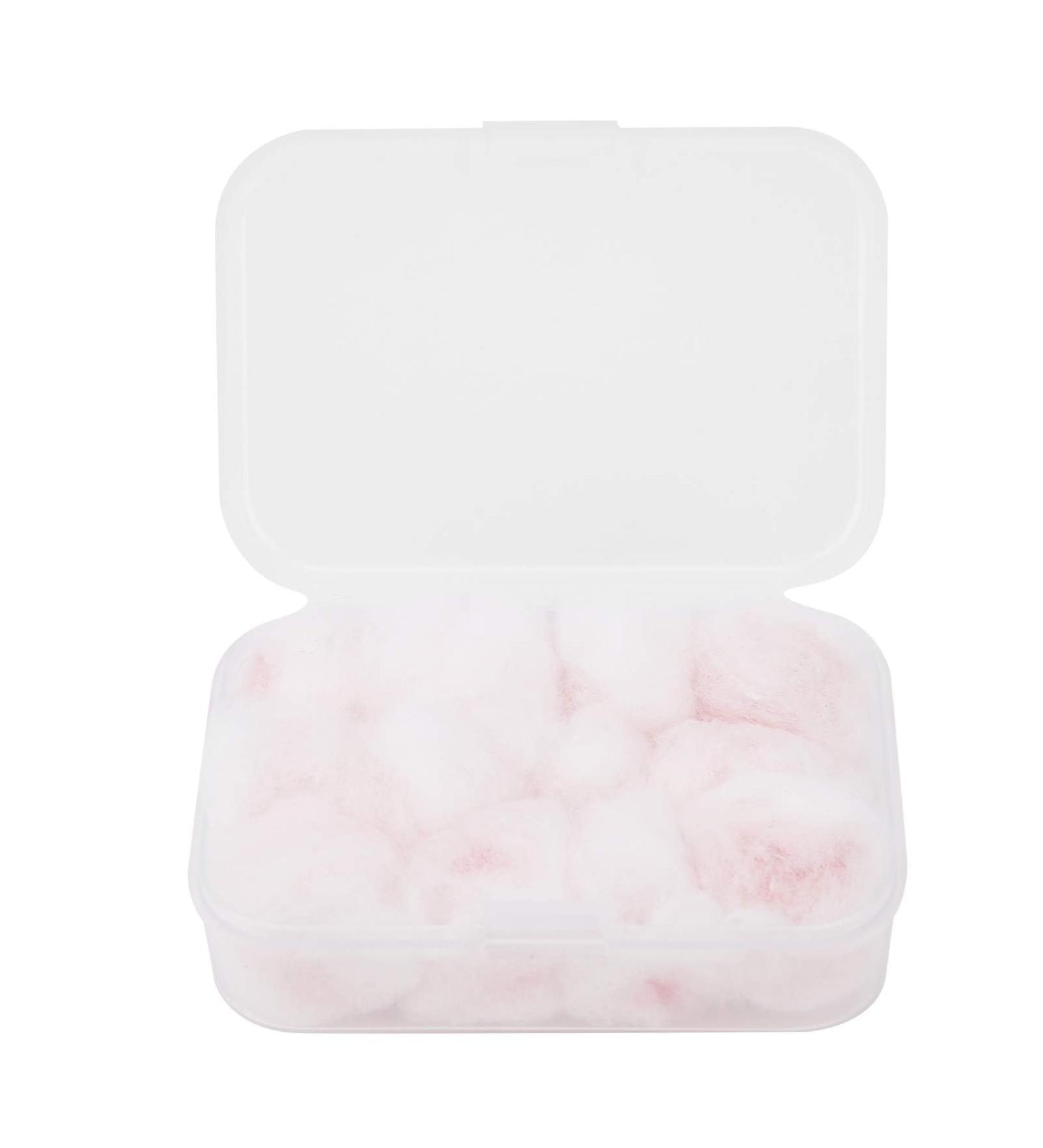 Buy Wax Cotton Ear Plugs - 6 Pairs Pink | Comfortable Ear Protection for Sleeping & Swimming - Buy Online on GoSupps.com