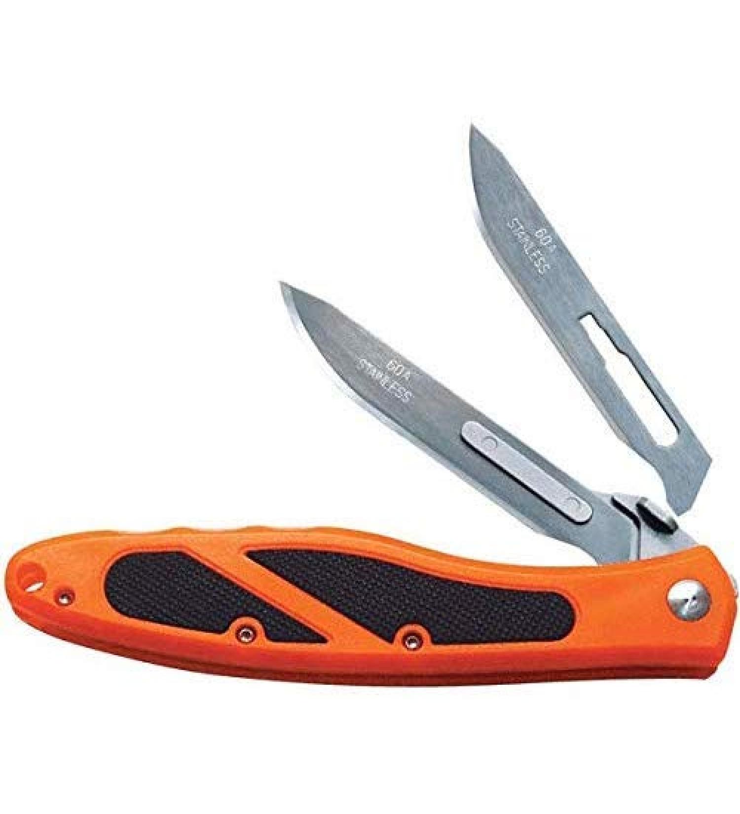 Havalon Piranta-Edge Blaze Orange Handle with 12 Crazy Sharp Blades - One Size - Buy Online on GoSupps.com