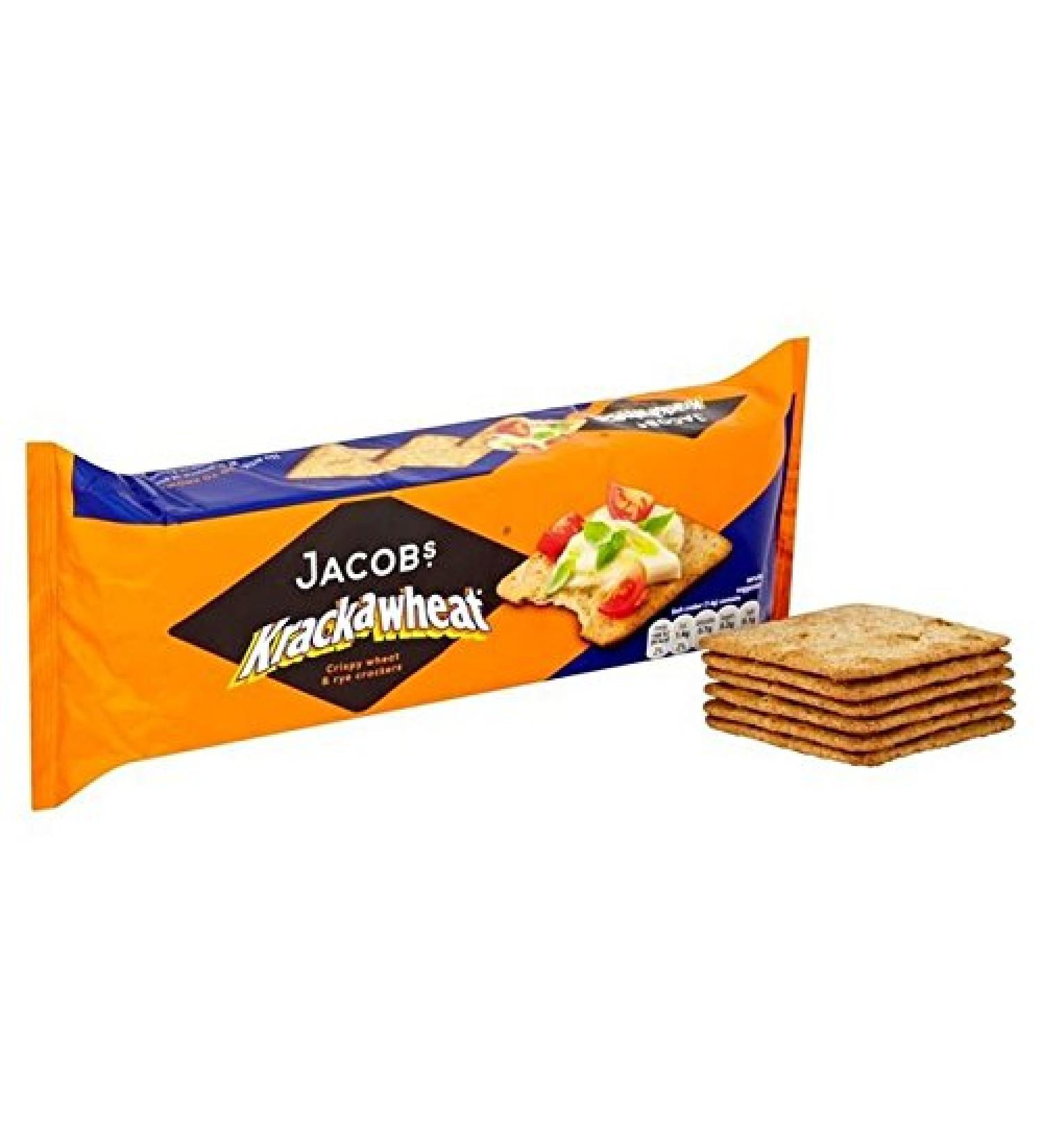 Jacob's Krackawheat Cookies 200G (Pack of 4)