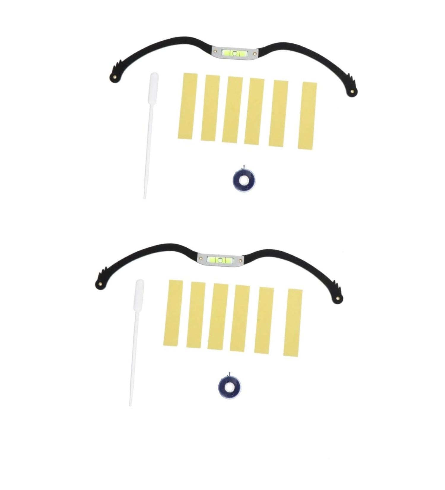 Beavorty Eyebrow Level Measure Tool 2 pcs Marker Supplies Metal Mapping Microblading Practical Shaping Drawing Horizontal Measuring Tool 1 count (Pack of 1) Blackx2pcs - Buy Online on GoSupps.com