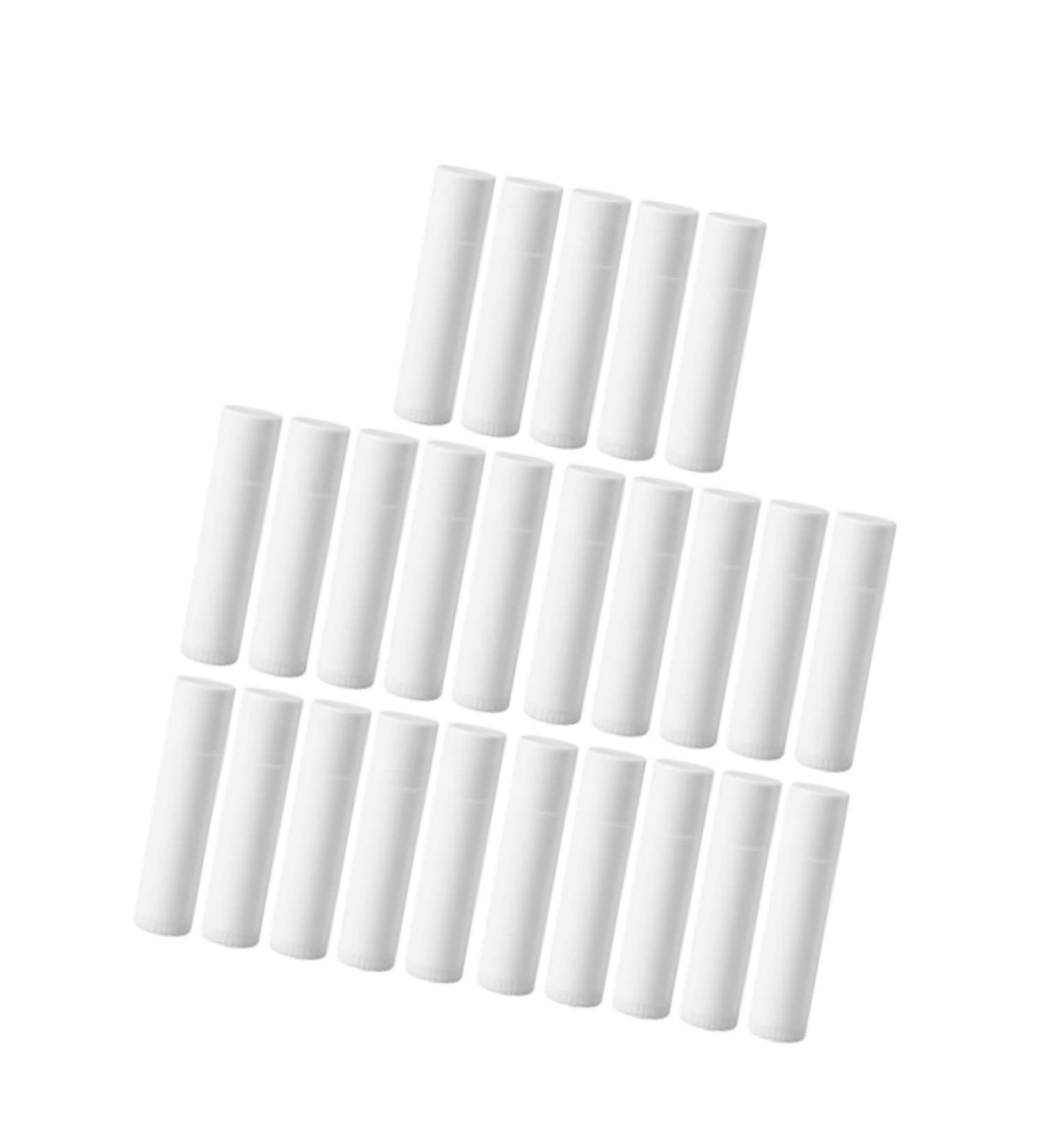 MERRYHAPY 30pcs DIY Empty Lipstick Tubes | Clear Mini Lip Balm & Cosmetic Containers for Crafts | Travel-Friendly Makeup Accessories - Buy Online on GoSupps.com