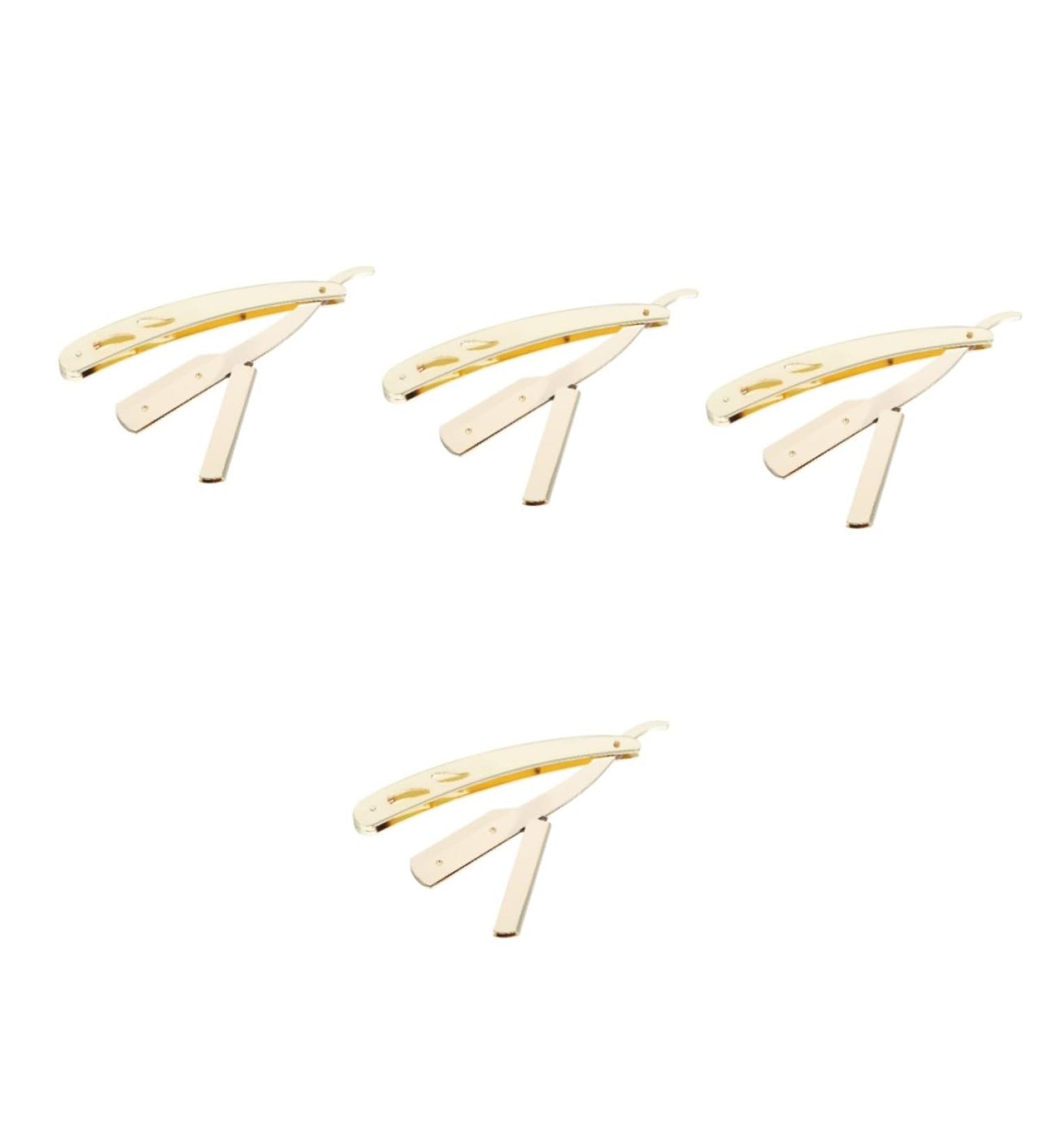 Minkissy 4-Piece Men's Razor Set | Stainless Steel Hair Clippers & Face Trimmer Tools for Precision Shaving - Buy Online on GoSupps.com