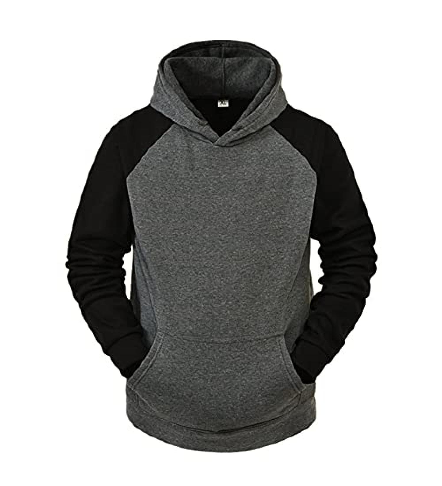 SIEPS Men's Thermal Pullover Hoodie with Pocket - Big and Tall Sizes | Workout Sweatshirt for Men - Buy Online on GoSupps.com