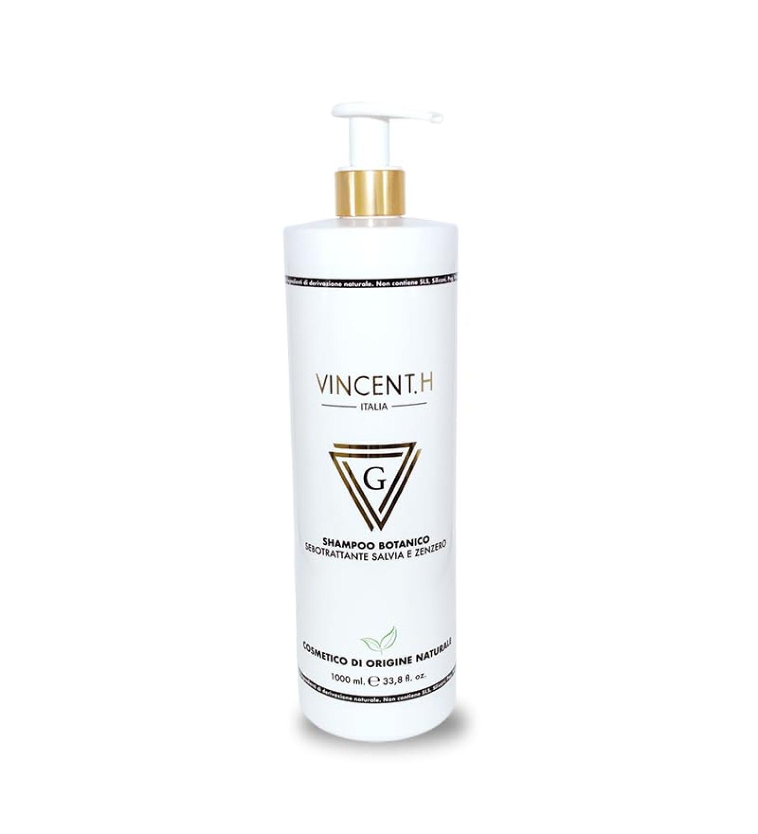 VINCENT.H VINCENT.H Sage and Ginger Sebotrant Shampoo 1000 ml