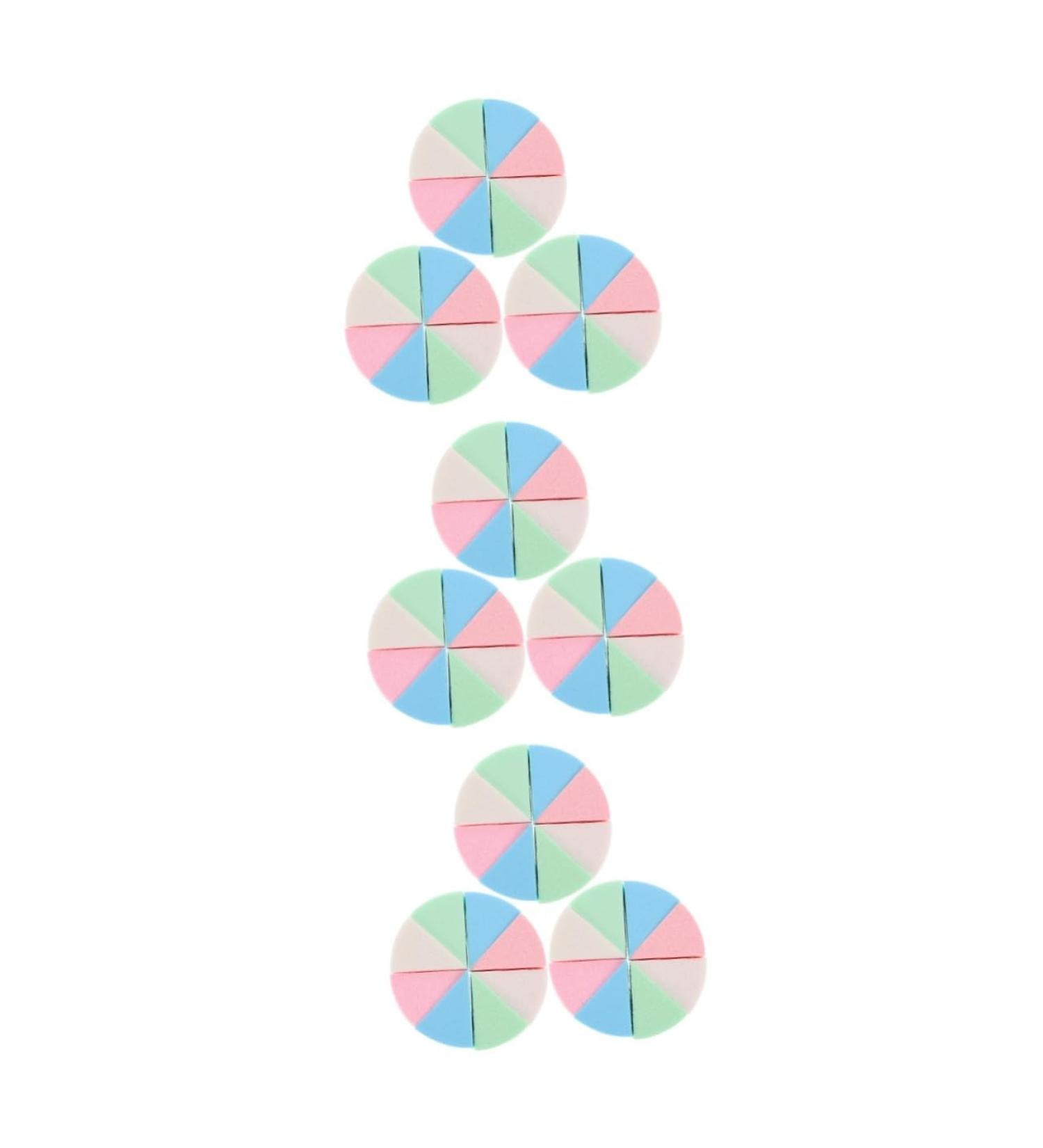 FRCOLOR 9 Sets Triangular Sponge Puff Concealer Puff Fan-shaped Makeup Sponge Face Powder Sponge Face Sponges for Cleansing Beauty Milk Cleansing Cotton Pads Emulsion Make up Hairpin Miss - Buy Online on GoSupps.com