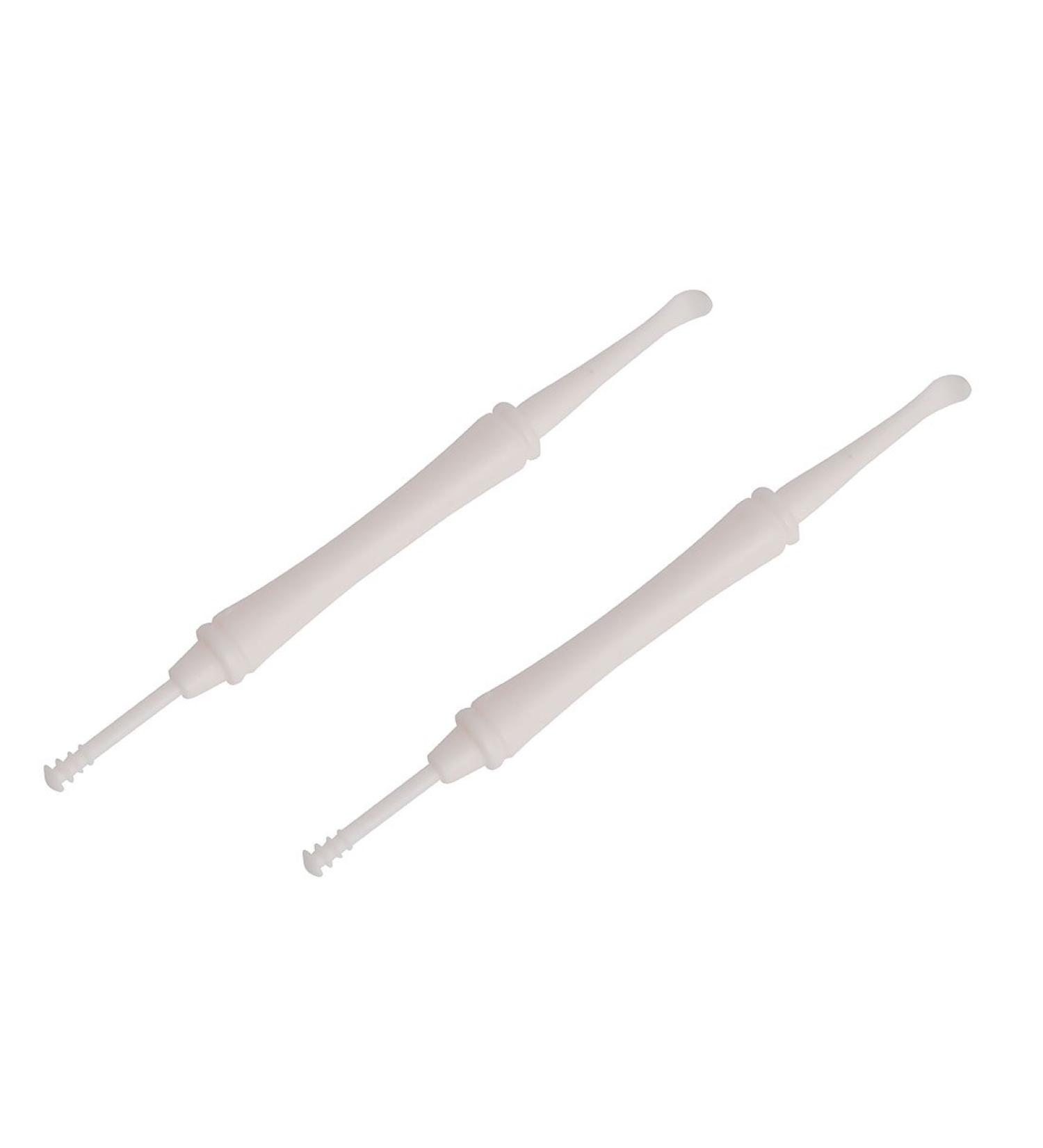 Ruilogod Plastic Ear Care Double Side Spiral Design Earpick Earwax Remover Curette Cleaner 2pcs (id: d33 e58 2d4 e56 a2b - Buy Online on GoSupps.com