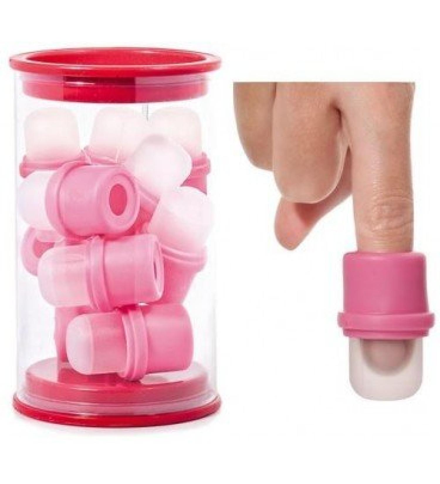 Shophair Pack of 10 Semi-Permanent Nail Polish Dissolving Cups