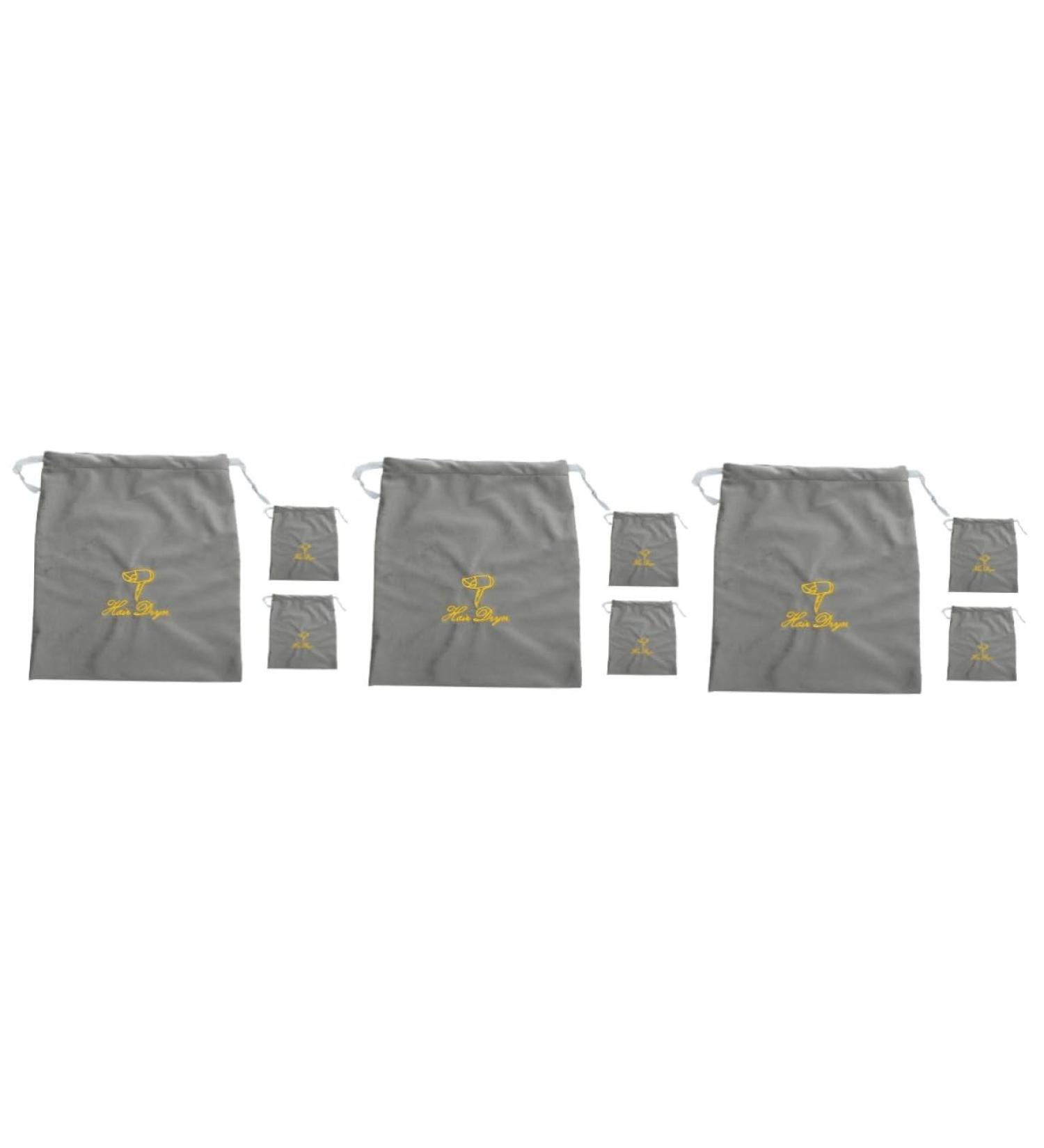 Baluue 9 Pcs Hair Tools Travel Bag Fabric Blow Dryer Drawstring Bag Hair Dryer Travel Pouch 35.00X30.00X0.50CMx3pcs X3pcs - Buy Online on GoSupps.com