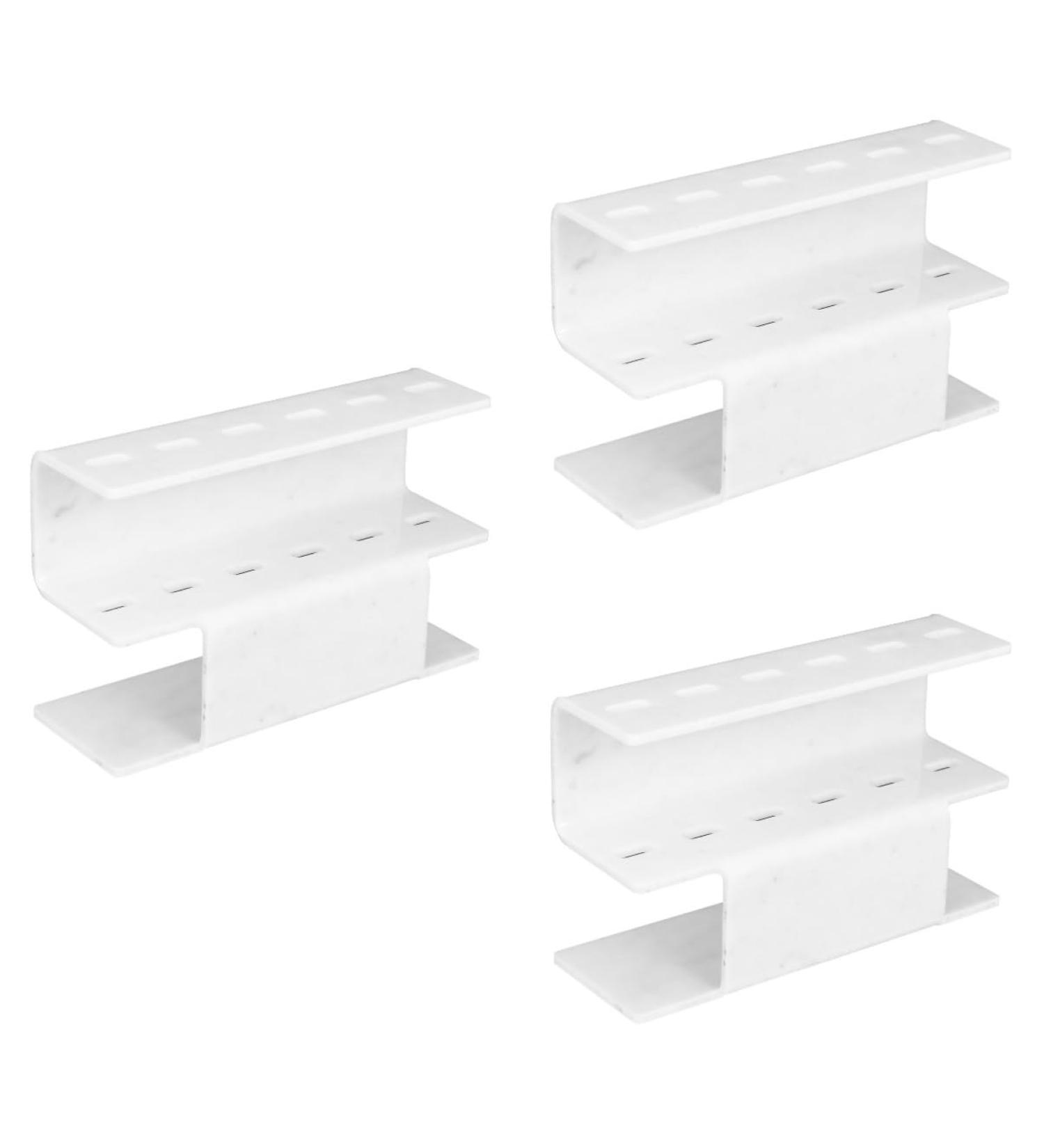 Beavorty Acrylic Presentation Stand for Tweezers - 3 Pack Marble Makeup & Eyelash Extensions Accessories | 13.5x4cm - Buy Online on GoSupps.com