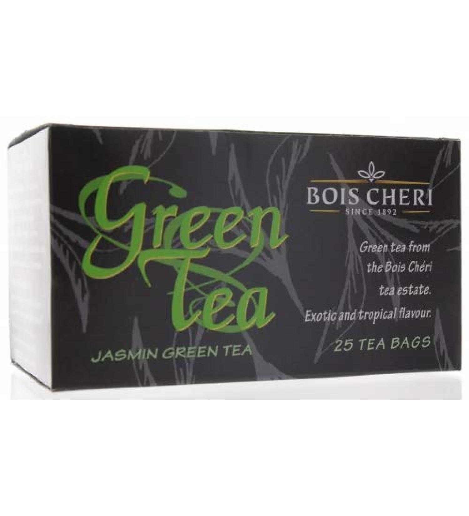 Bois Cheri Green Tea Jasmin (50g - 25 Bags) from Mauritius - Buy Online on GoSupps.com