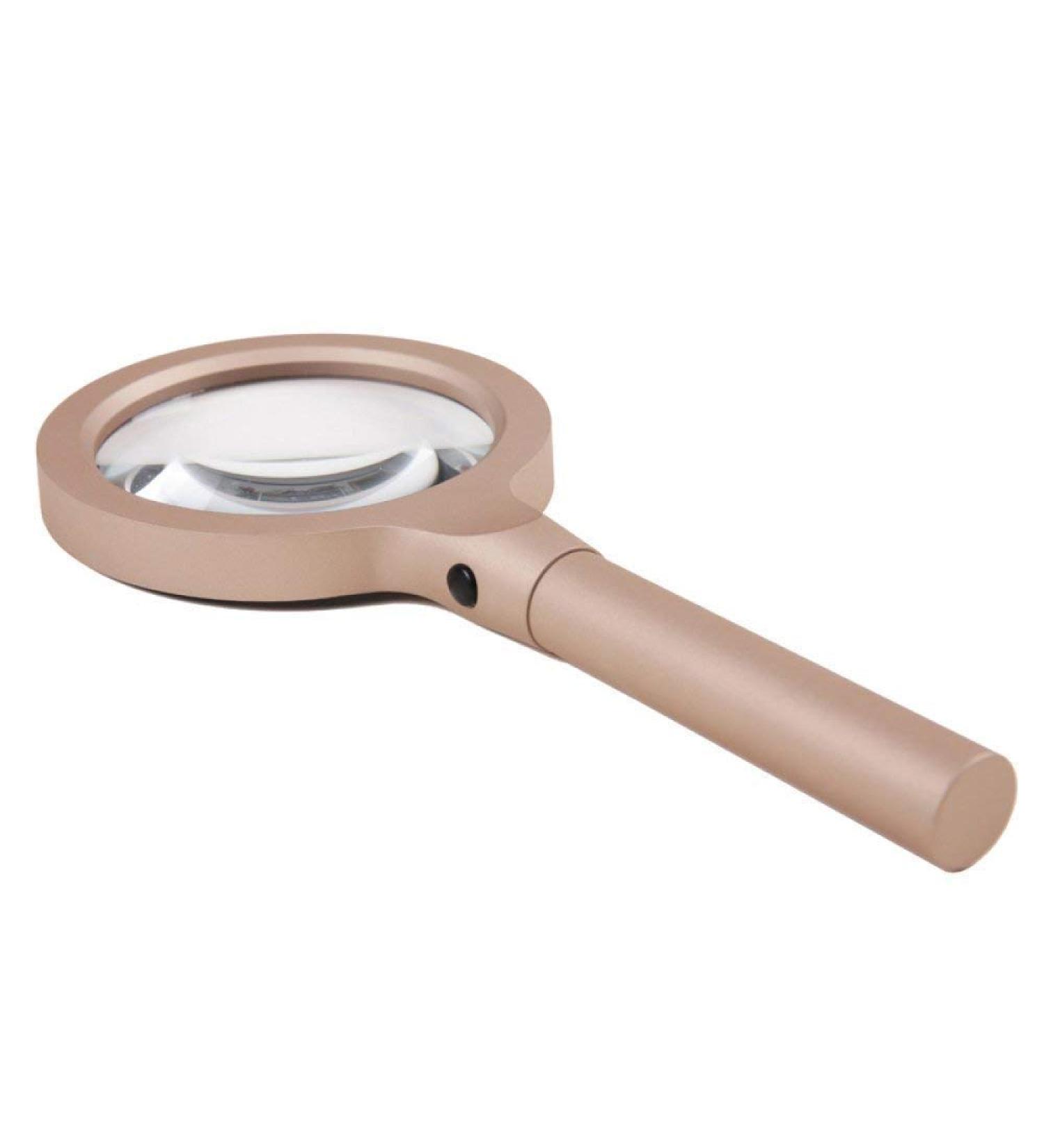 Glass with Light Handheld Magnifier with LED Lihgt HD Glass High Power Optical Magnifier Old Man Reading Magnifier 2X 4X 25x Lightweight Handheld Glass Made in China - Buy Online on GoSupps.com