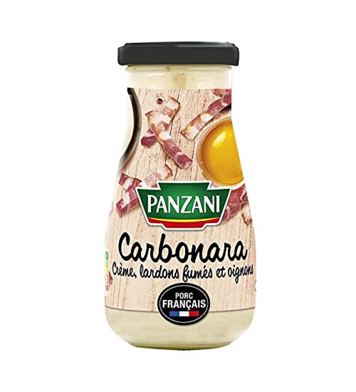 Panzani Sauce Carbonara 370G - La touche gourmande pour vos p tes! - Lot De 3