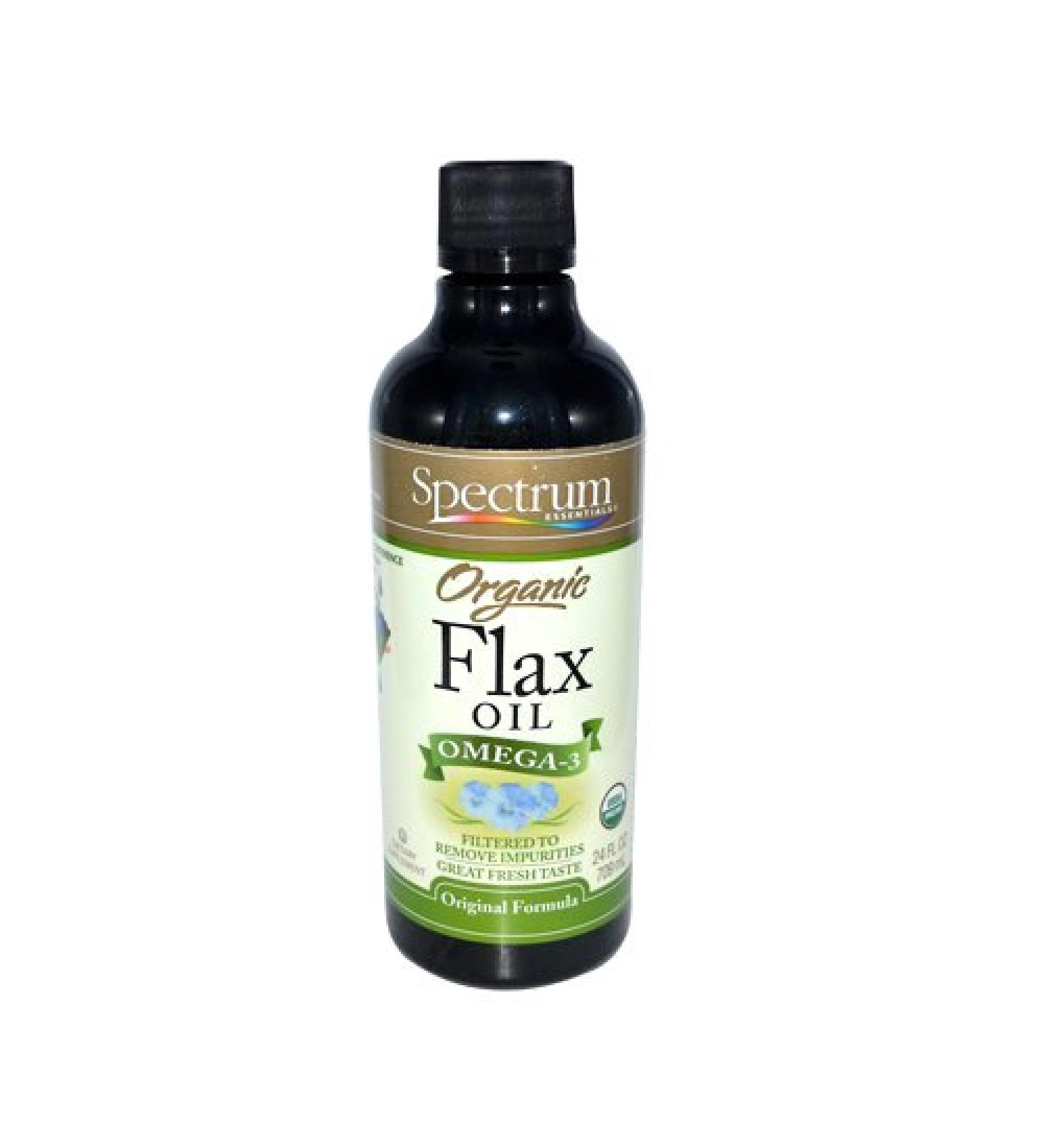 Spectrum Essentials Organic Flax Oil, 24 Fluid Ounce