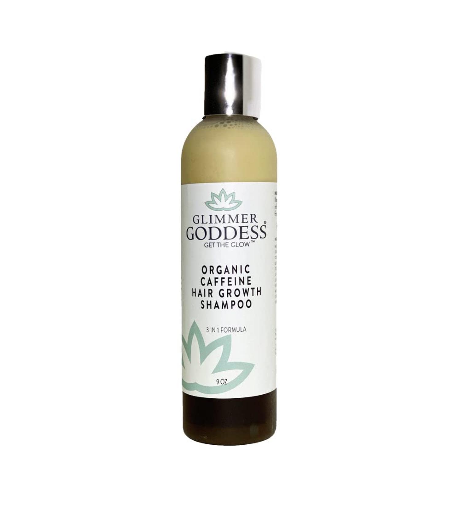 Glimmer Goddess Organic Caffeine Hair Growth Shampoo | Best Hair Loss Shampoo for Thinning & Regrowth | International Shipping Available - Buy Online on GoSupps.com