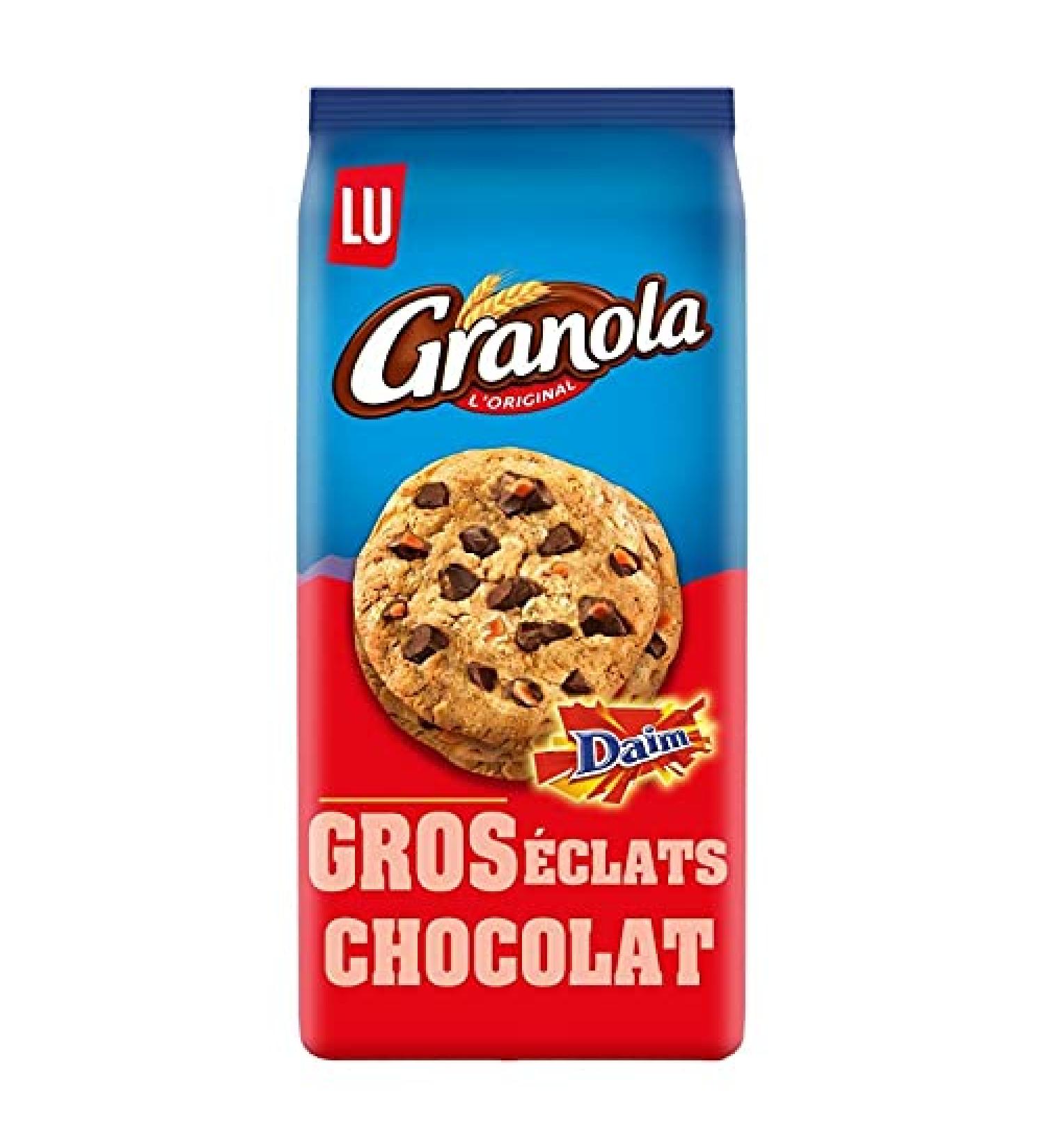 LU GRANOLA: D licieux Granola Extra Cookies Daim 184g - Biscuits au Chocolat Fondants - Id al pour les Amateurs de Saveurs Gourmandes - Le Lot De 4 - Buy Online on GoSupps.com