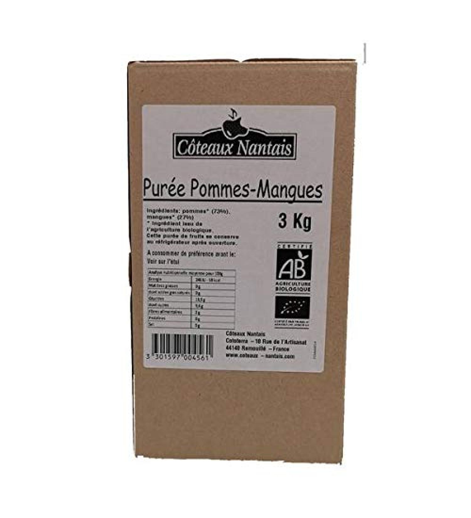 C teaux Nantais - Apple Mango Puree 3Kg - Sold per unit - Buy Online on GoSupps.com