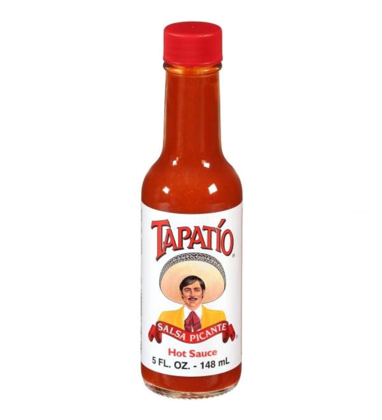 Tapatio Salsa Picante 148ml / Classic Mexican Spicy Hot Sauce Spicy Red Chilli Pepper Hot Sauce for Tacos Nacho Burrito Snacks - Buy Online on GoSupps.com