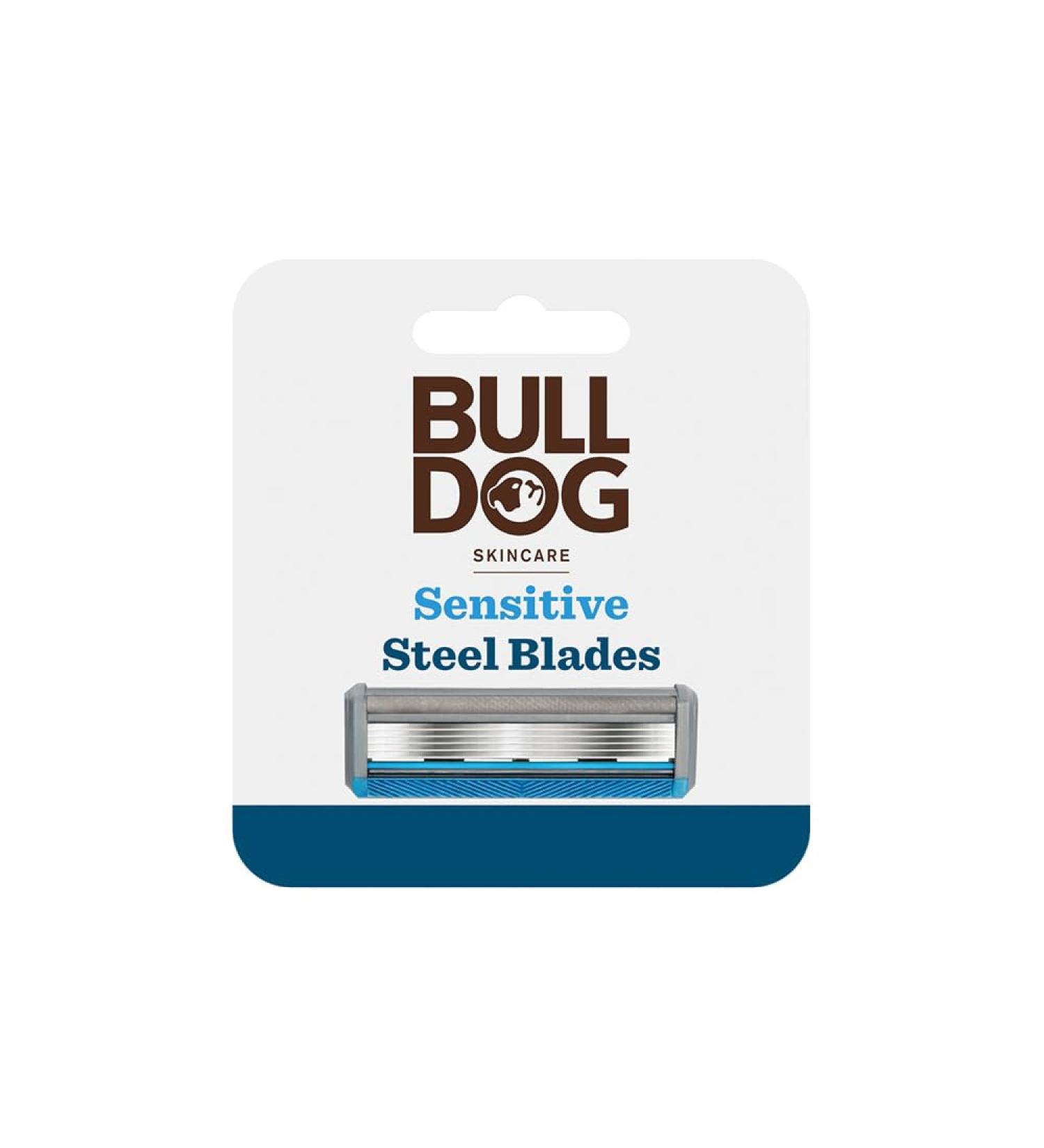 Bulldog Skincare Sensitive Bamboo Razor Blades - Pack of 4 - Buy Online on GoSupps.com