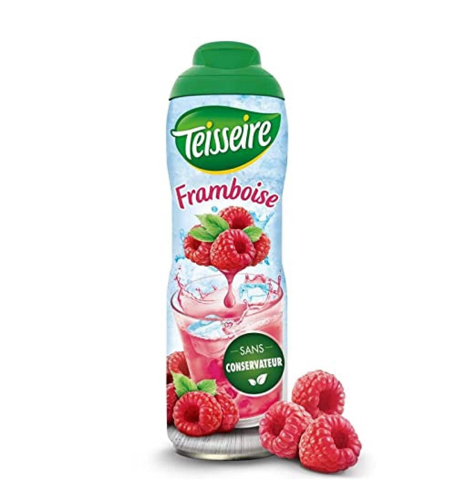 TEISSEIRE - Sirop Framboise 60Cl - Lot De 3 - Livraison Gratuite - Buy Online on GoSupps.com