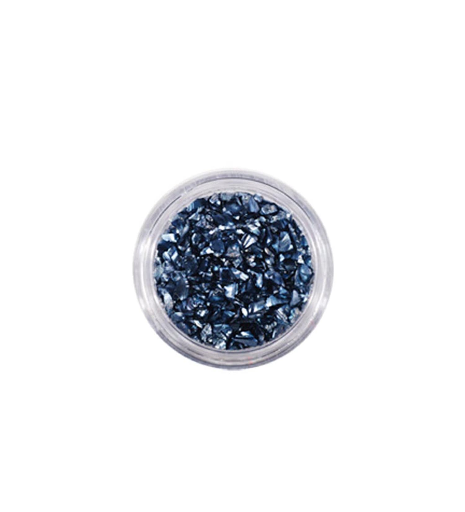 dijiusidy Nail Art Crushed Glass Stones Irregular Glitter Crystal Fragment DIY Rhinestone Fillers Mobile Phone Jewelry Making Light Blue - Buy Online on GoSupps.com