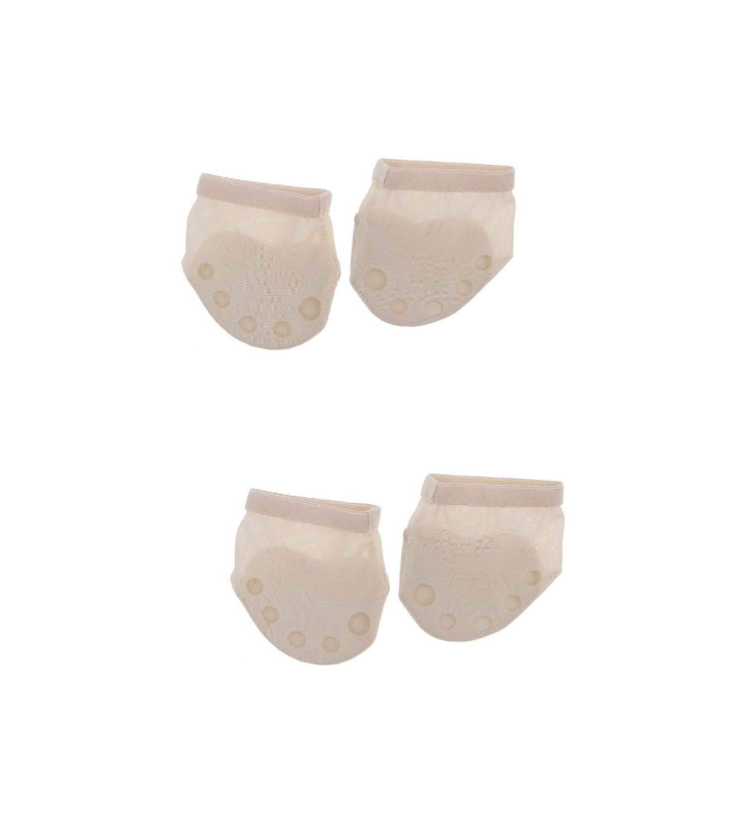 FRCOLOR Forefoot Pads - 2 Pairs Silicone Heel & Toe Socks for High Heels Jazz & Tap Dance Comfort - Buy Online on GoSupps.com