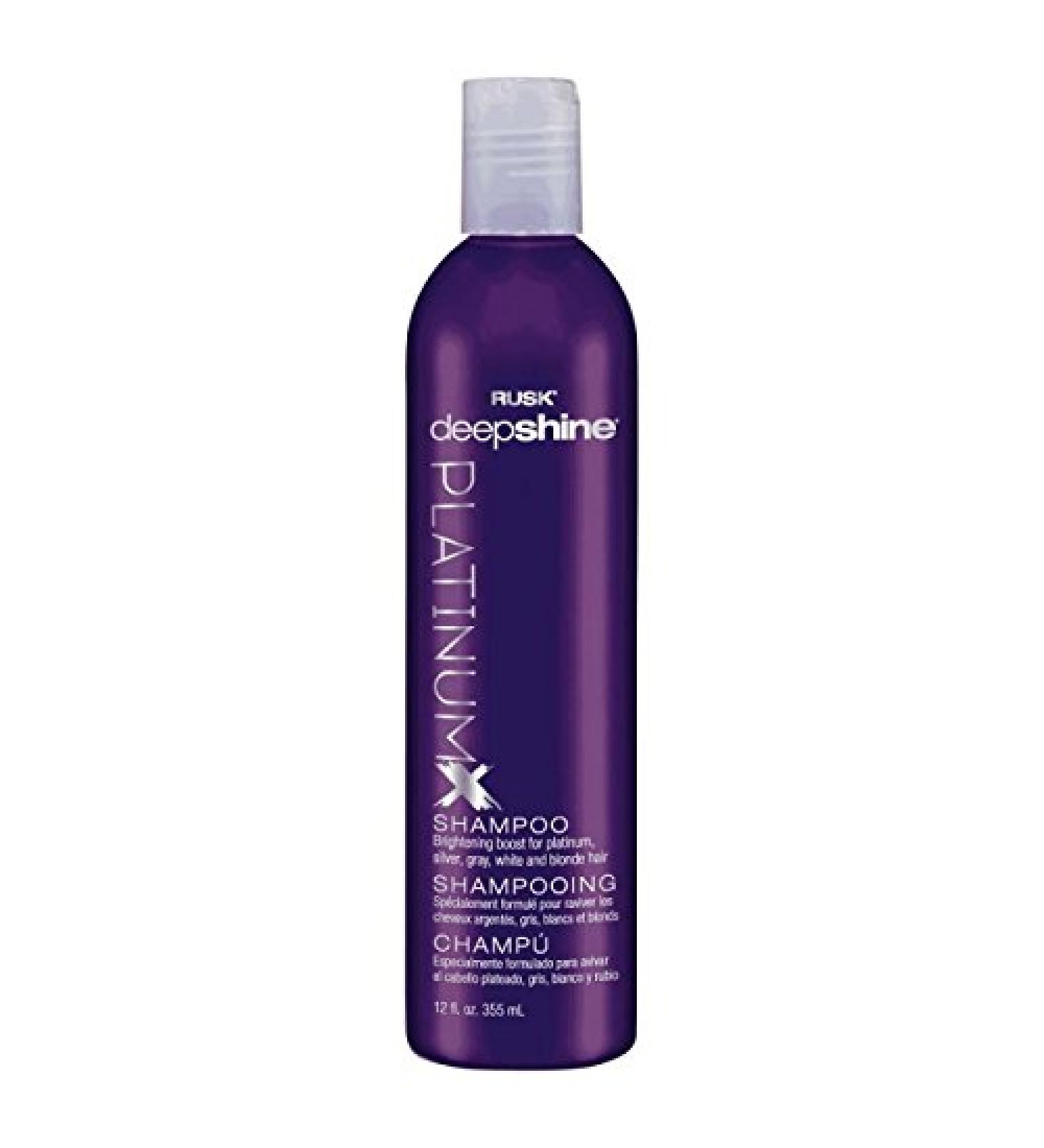 Rusk Deepshine Platinum X Shampoo 12 oz (355 ml)