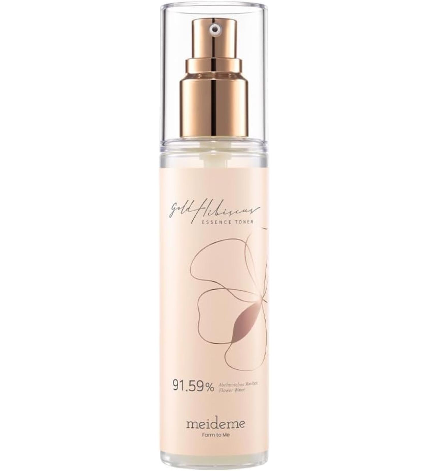 MEIDEME Essencial Toning Lotion Hibiscus Collagen Flower Essence Toner Dry Combination Skin Softner adenosine