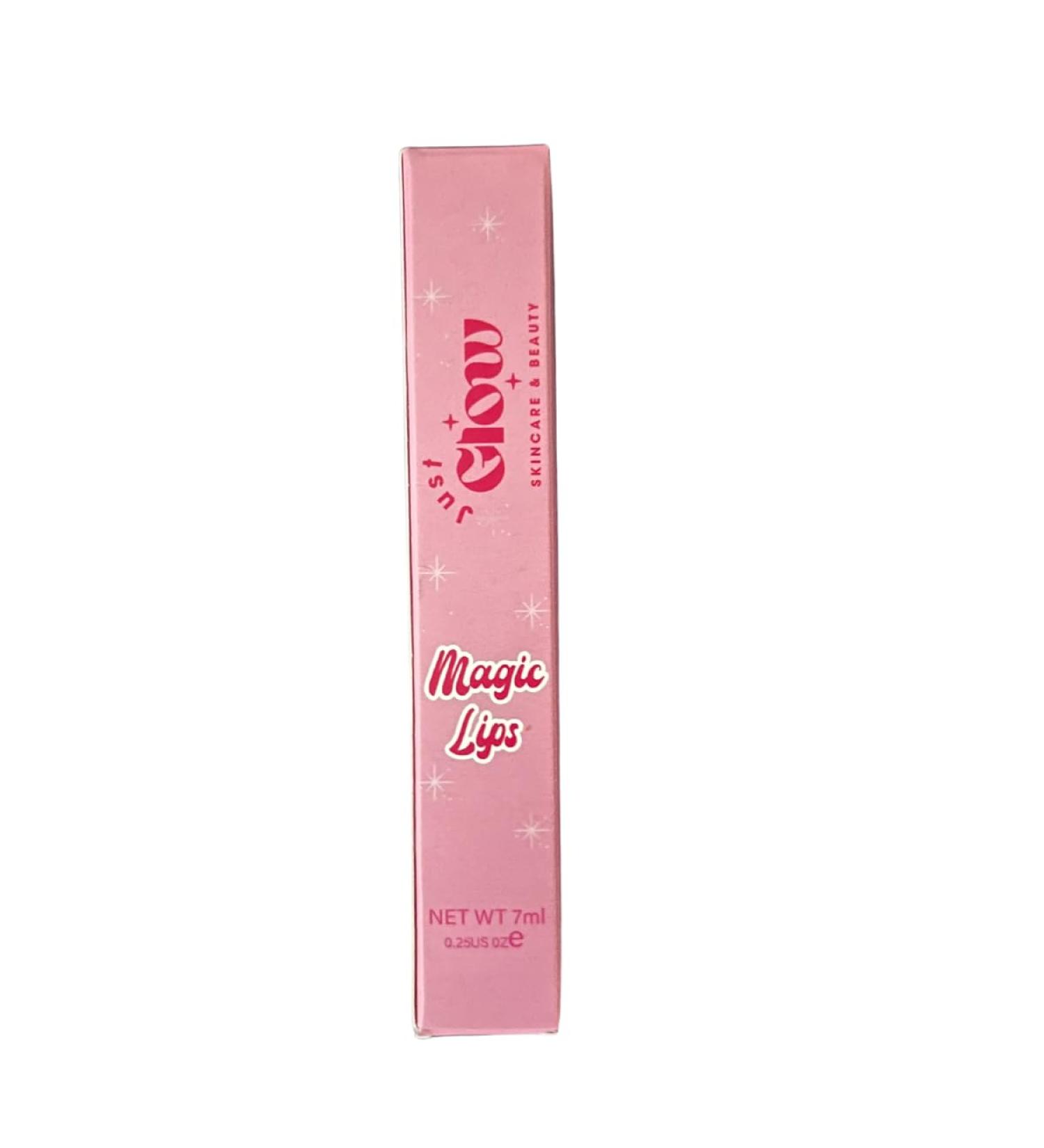 Just Glow Color Changing Lip Gloss - Hydrating Non-Sticky Strawberry Cheesecake Lip Oil - Nourishing & Moisturizing (0.25oz) - International Shipping Available - Buy Online on GoSupps.com