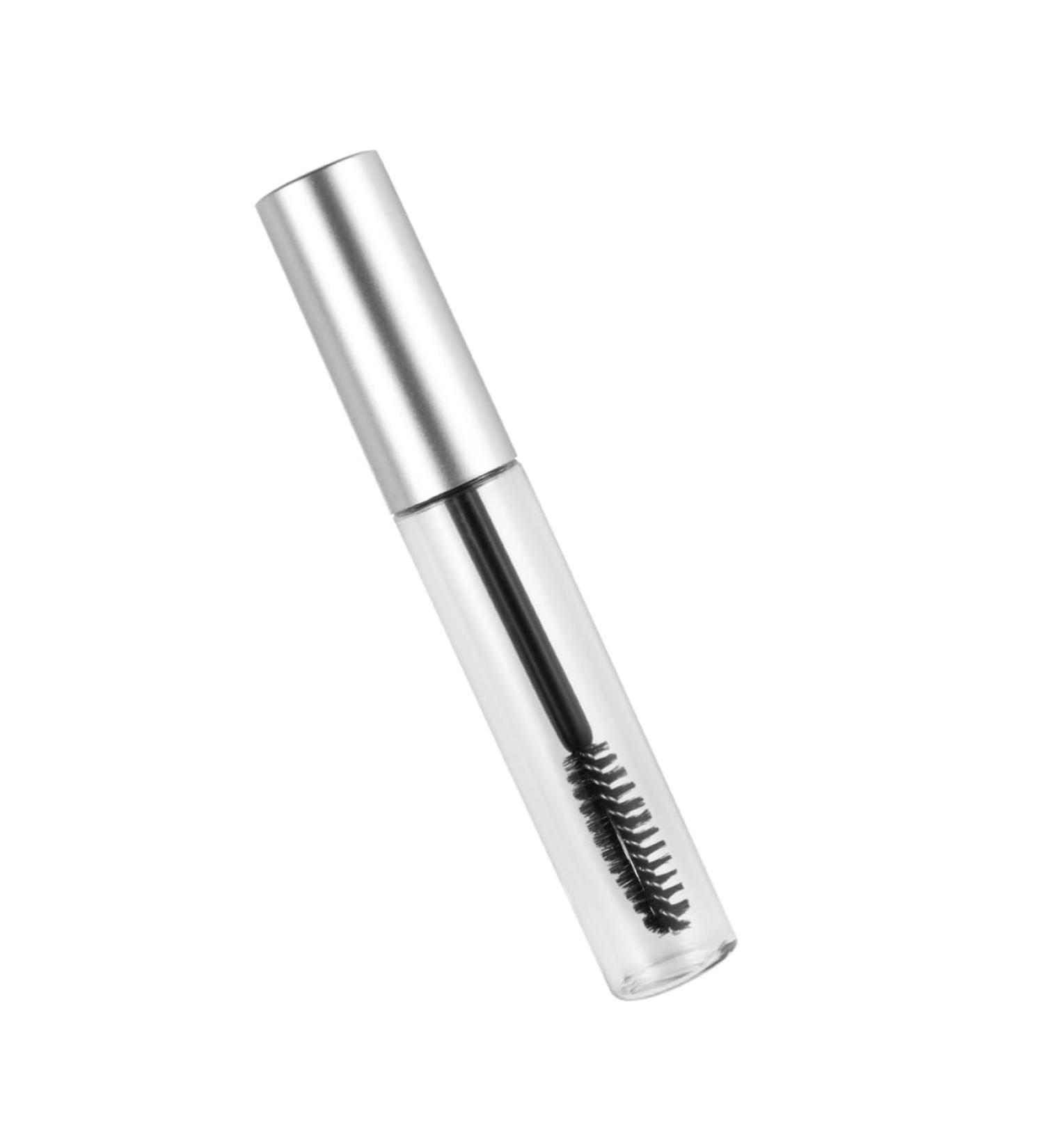 CANIGHT 5pcs Eyelash Sub Tube Mascara Tubes with Wands Empty Tubing Mascara Brands Empty Mascara Wand Silver 1 g (Pack of 1) Silver - Buy Online on GoSupps.com