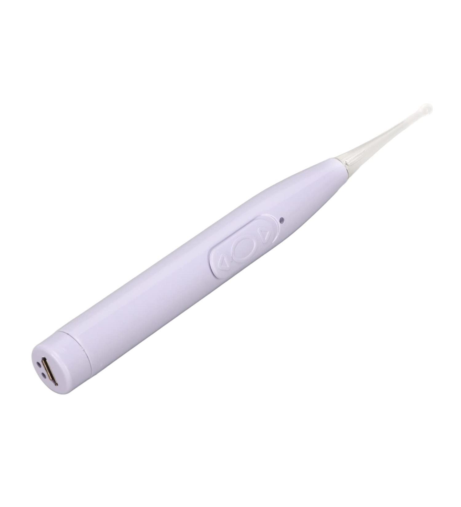 USB Rechargeable LED Kids Ear Spoon | Round Tip Purple Ear Pick Spoon for Home - Buy Online on GoSupps.com