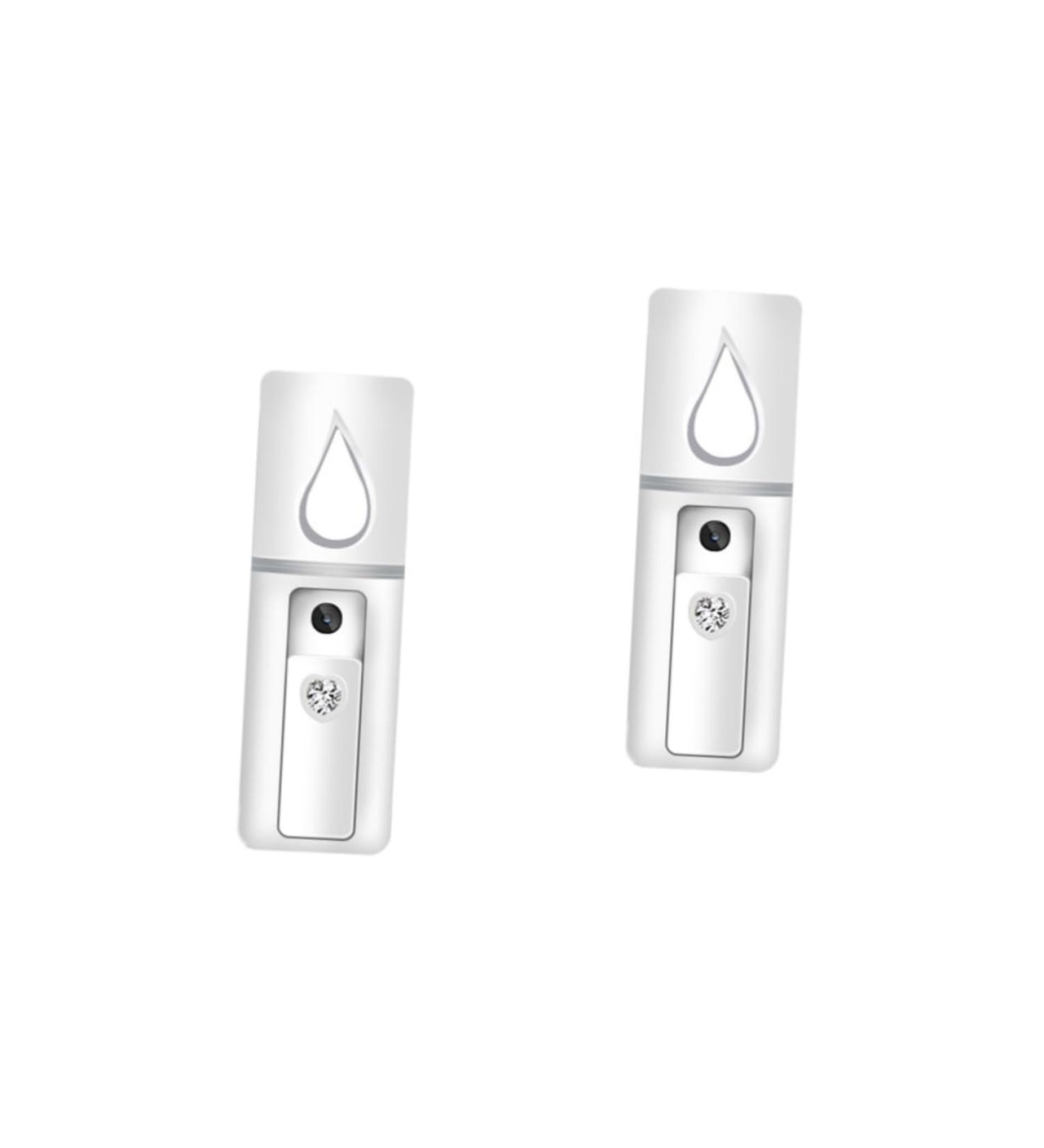 Hemoton 2pcs Facial Spray Mist Handy Facial Sprayer for Eyelash Extensions Makeup Brishes Face Sprayer White - Buy Online on GoSupps.com