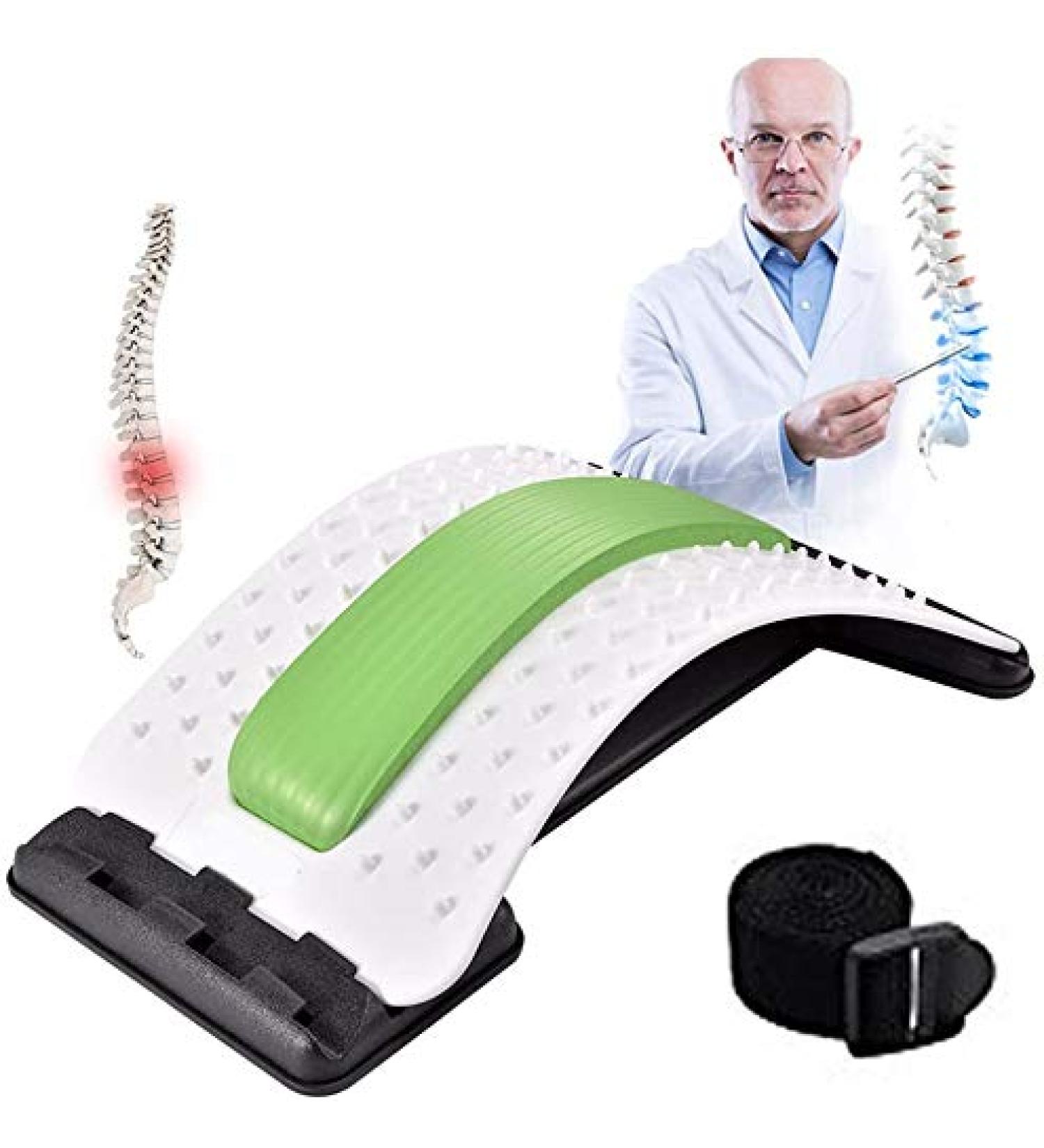 Jiahao Multi-Level Back Stretching & Massage Device for Lumbar Spine Pain Relief | International Shipping - Buy Online on GoSupps.com