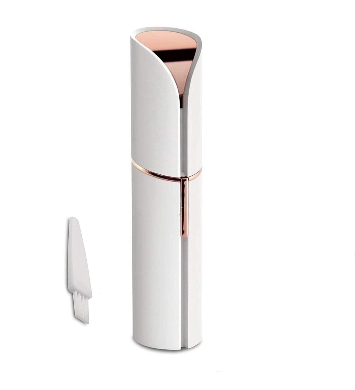 Alfaview Facial Hair Remover for Women Portable Painless Epilator Removal with Built-in LED Light Women Bikini Area Peach Fuzz Chin Upper Lip & Arms (Battery Powered) White White-Battery Powered - Buy Online on GoSupps.com