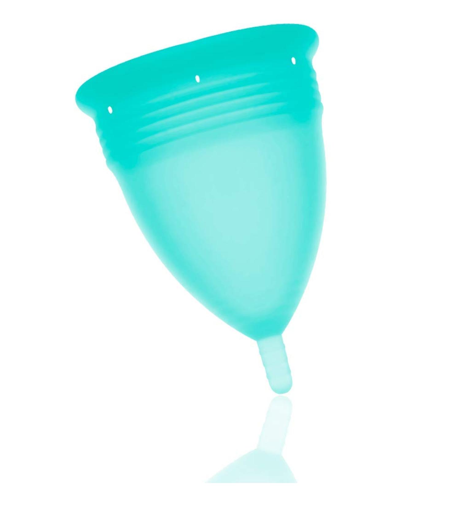STERCUP COPA Menstrual Cup - Silicone Size S in Aquamarine | Eco-Friendly & Comfortable Period Solution - Buy Online on GoSupps.com