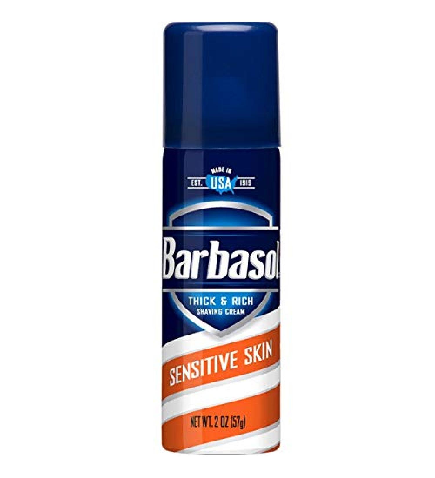 Barbasol Shaving Cream Sensitive Skin (Pack of 4)