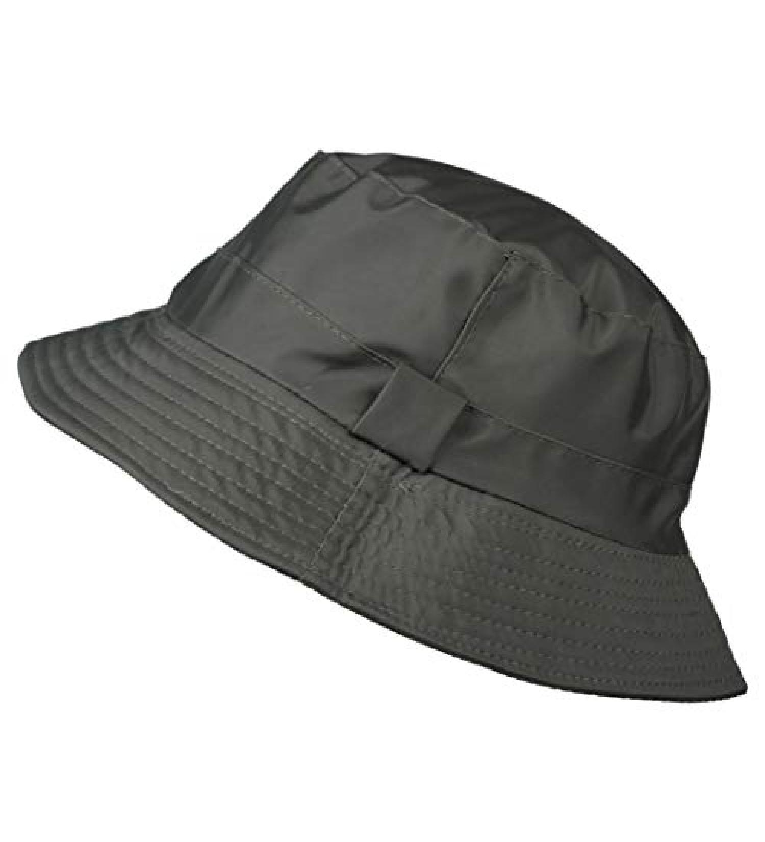 Toutacoo Bucket Rain Hat - Nylon Look 04 Grey, Size L - Buy Online on GoSupps.com