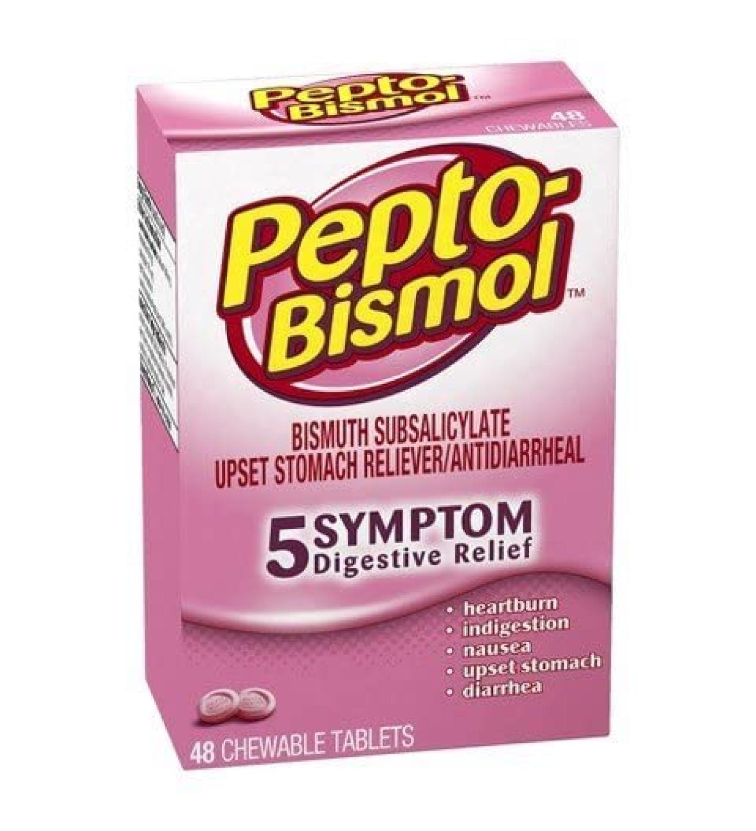 Pepto Bismol Original Chewable 48 ct