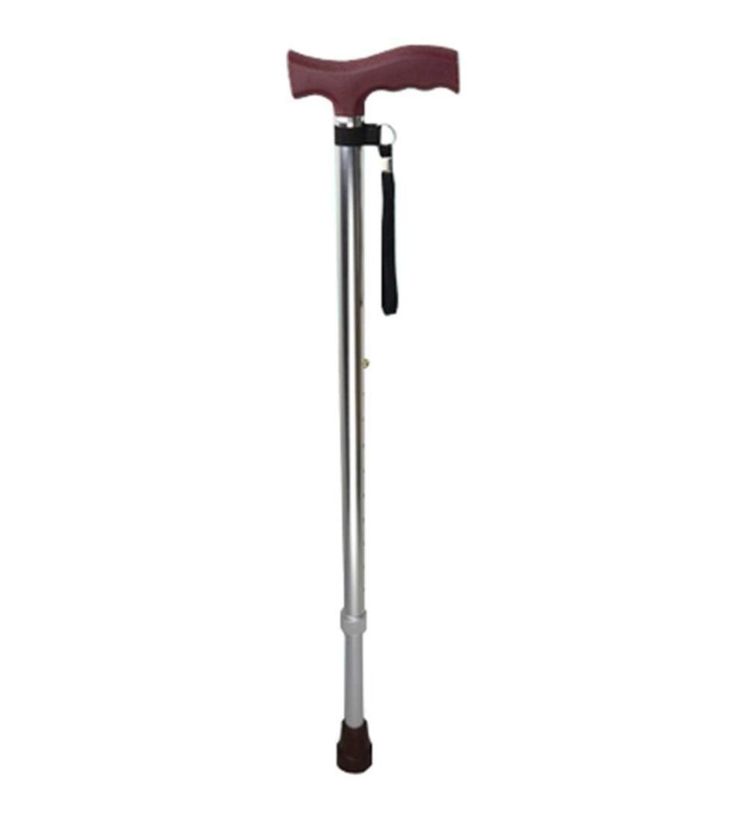 Elderly Lightweight Walking Stick/Crutch Telescopic Stable Non-Slip Height Adjustable Silver Cane for Old Man Women Disabled Injured Crutches Hello Independence - Buy Online on GoSupps.com