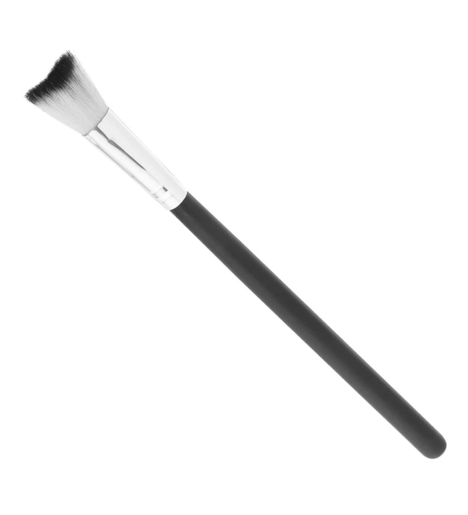 FRCOLOR Fish Tail Brush Highlighter Blush Brush Simple Shaped Makeup Brush Nose Contour Brushes Makeup Tool Blush Makeup Brush Brushes for Nose Makeup Loose Powder Brush Nose Makeup Brush 18.50X1.00X1.00CM Black - Buy Online on GoSupps.com