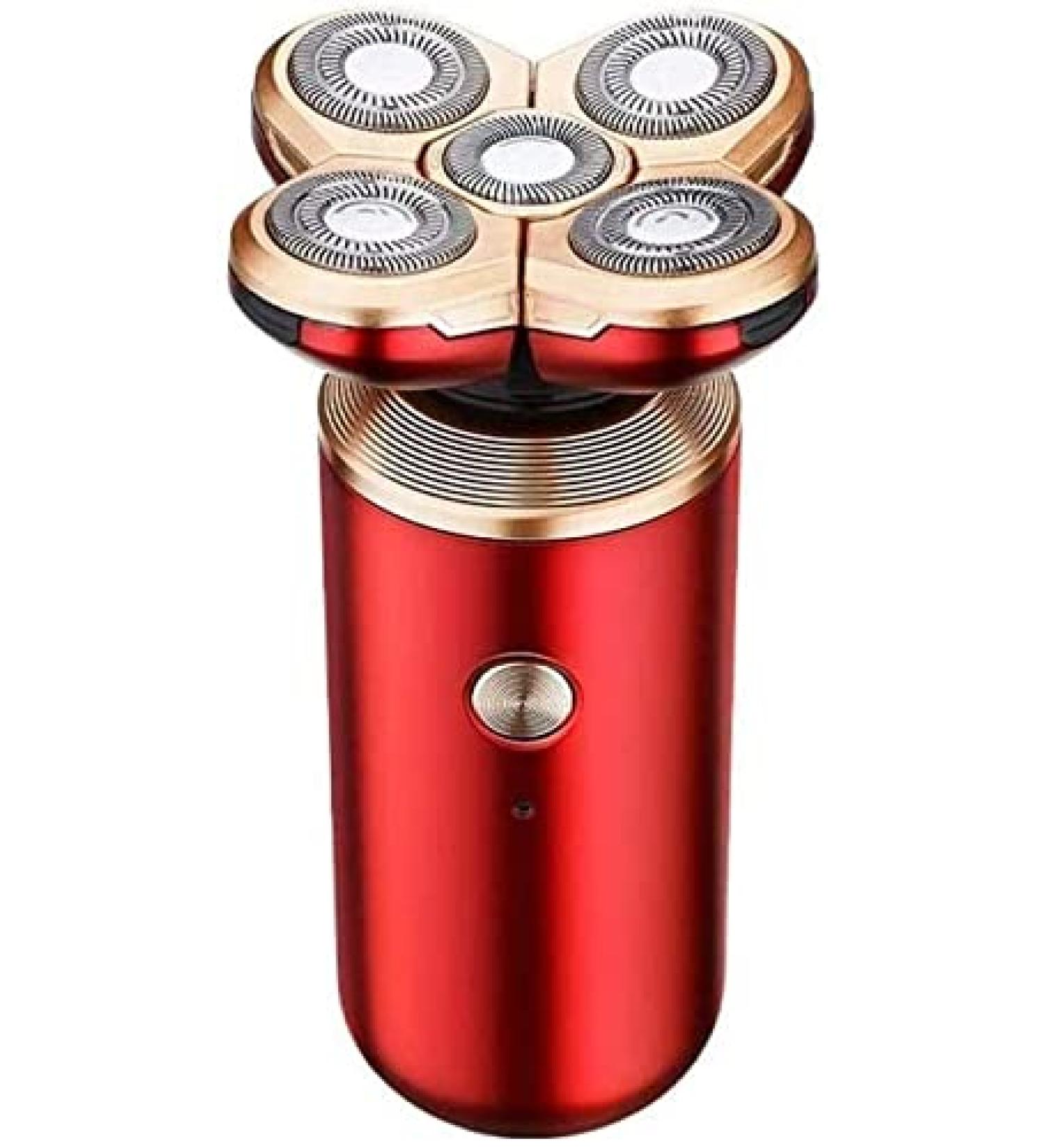 KouRy 5 in 1 Electric Shaver for Men - Bald Head Razor Hair Clippers & Grooming Kit - Fast-Charging Waterproof (Red - Buy Online on GoSupps.com