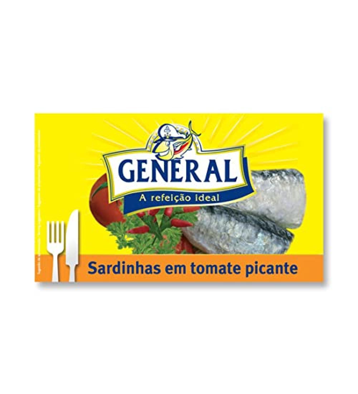 General's Portuguese Sardines in Spicy Tomato Sauce - 125g