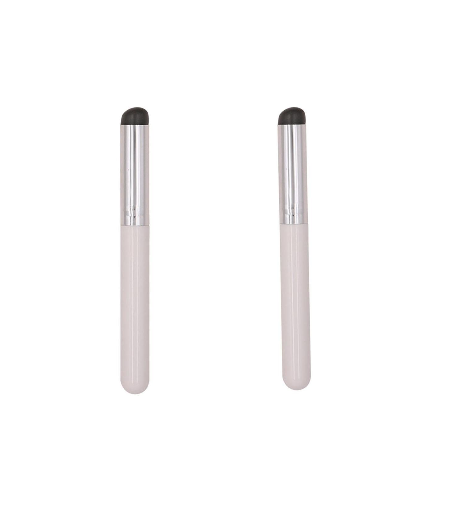 2 Silicone Lip Brush Round Head Silicone Lip Applicator Elastic Silicone Brush Multifunctional Makeup Brush for Lipstick Eyeshadow Lip Gloss Concealer - Buy Online on GoSupps.com